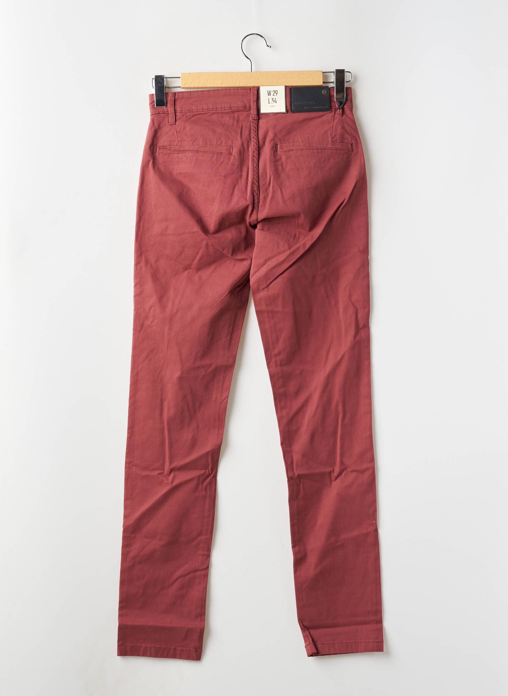 Chino kelnė raudona SHINE vyras