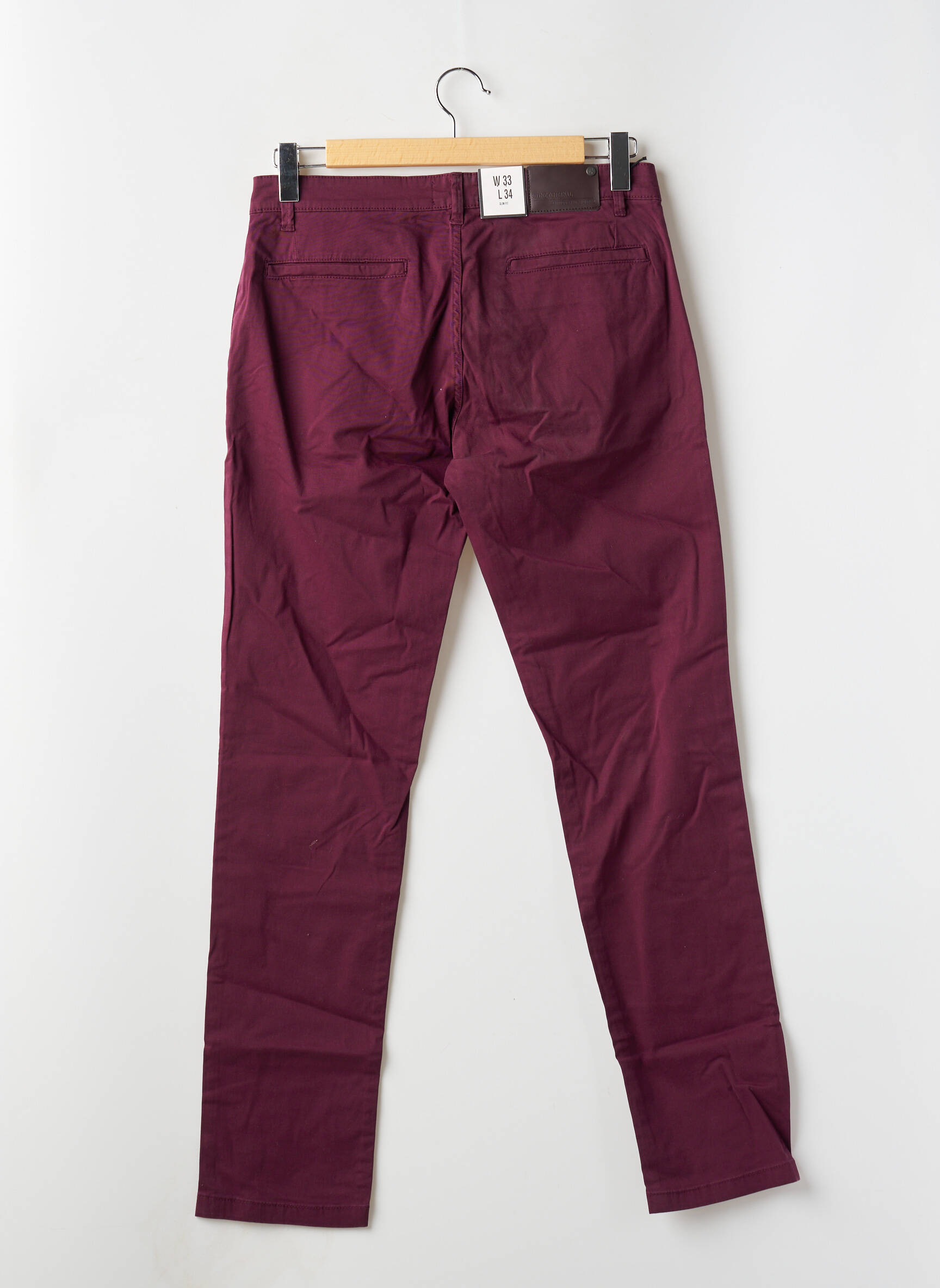 Chino kelnė raudona SHINE vyras