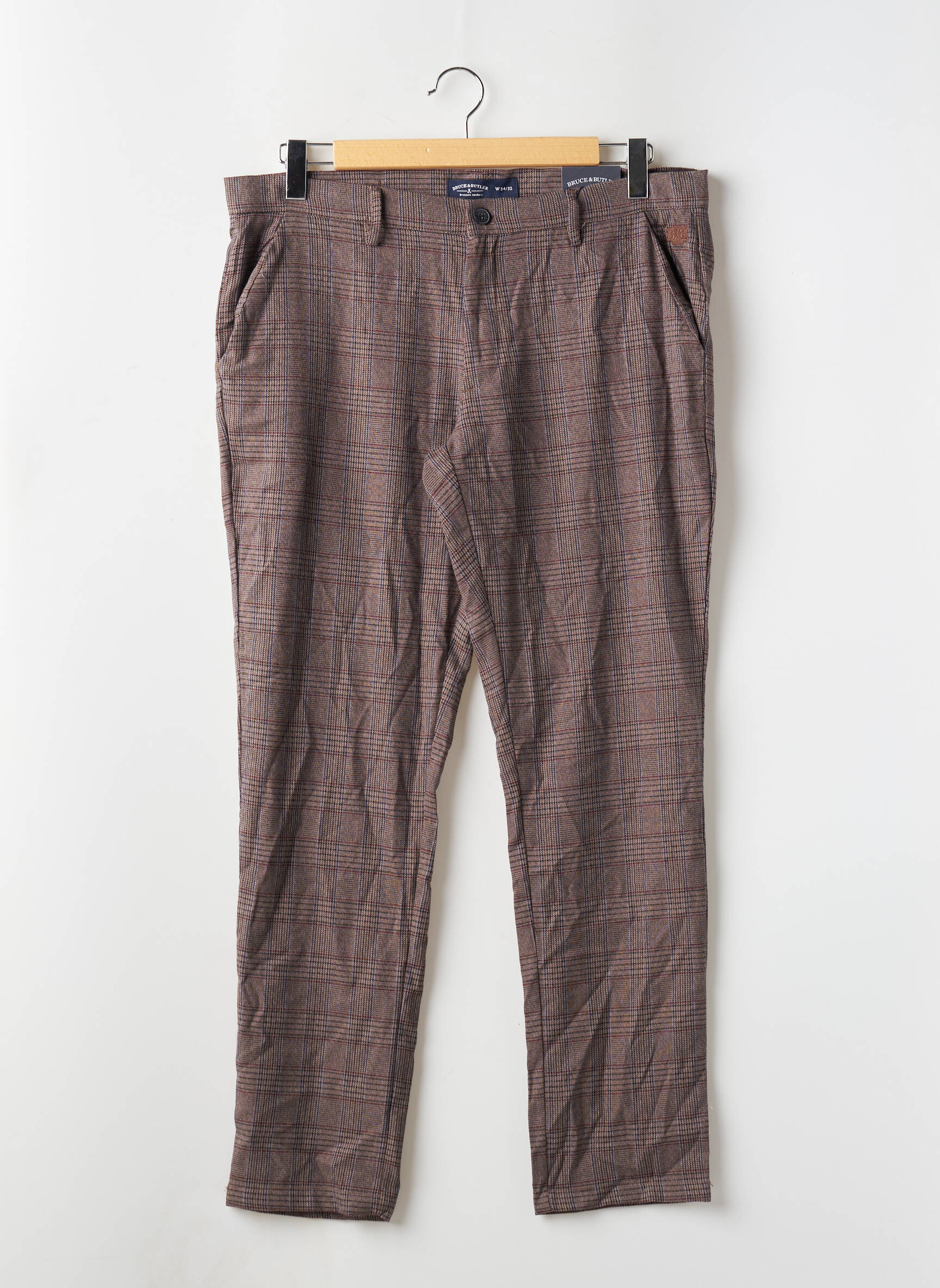 Chino kelnė rudas BRUCE & BUTLER  vyras