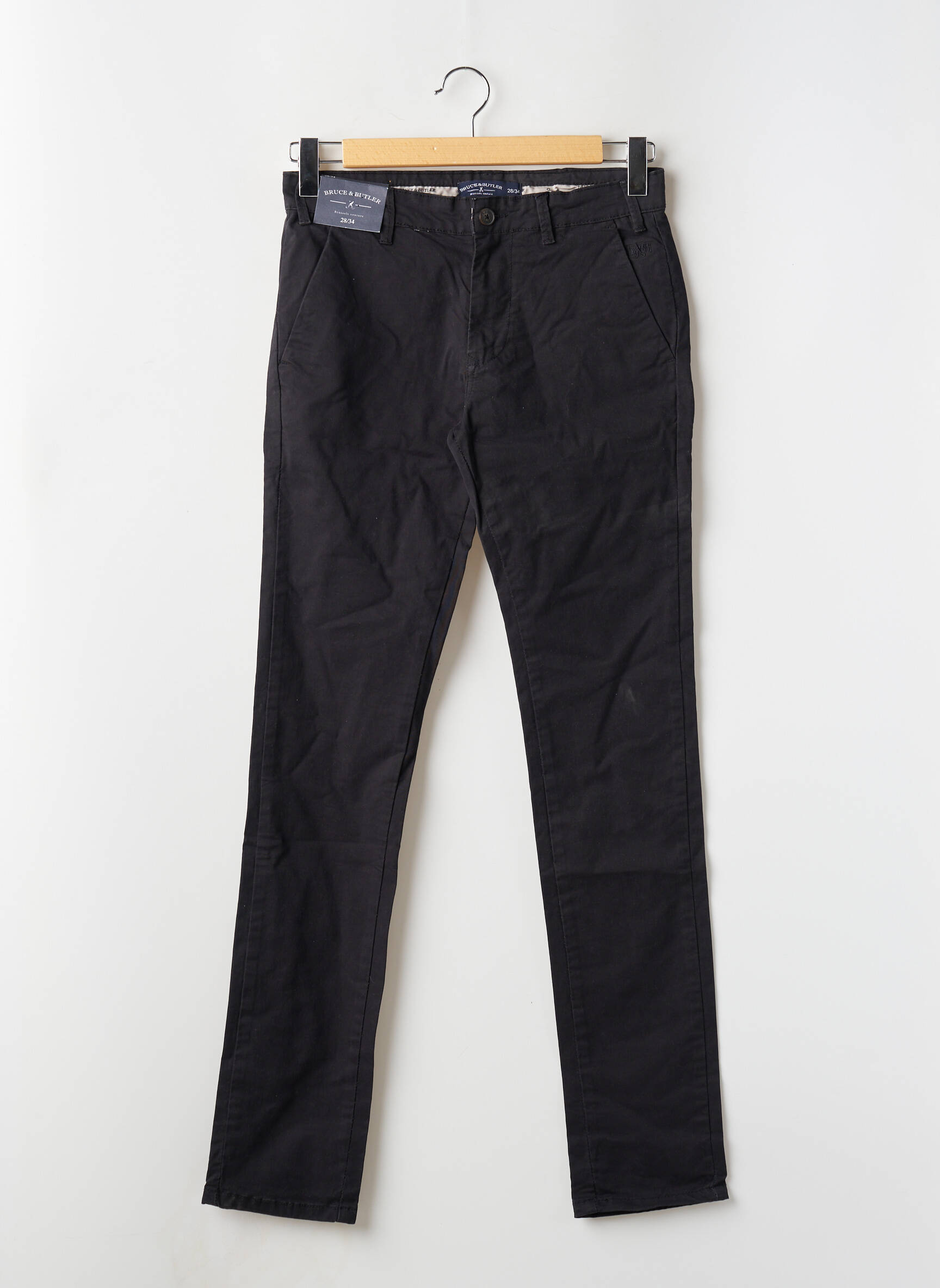 Chino kelnė juodas BRUCE & BUTLER  vyras
