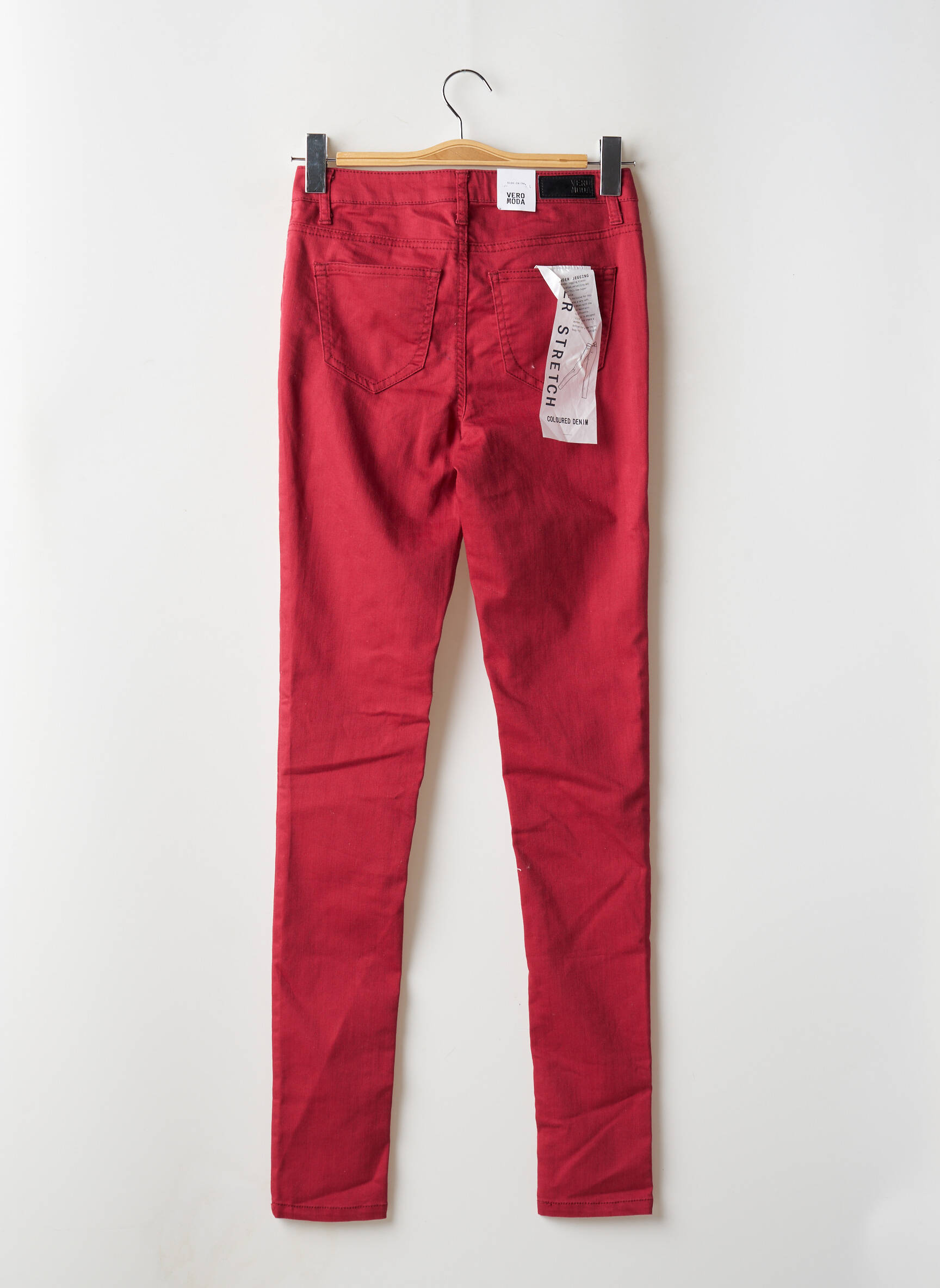 Lieknos kelnės raudona VERO MODA moteris
