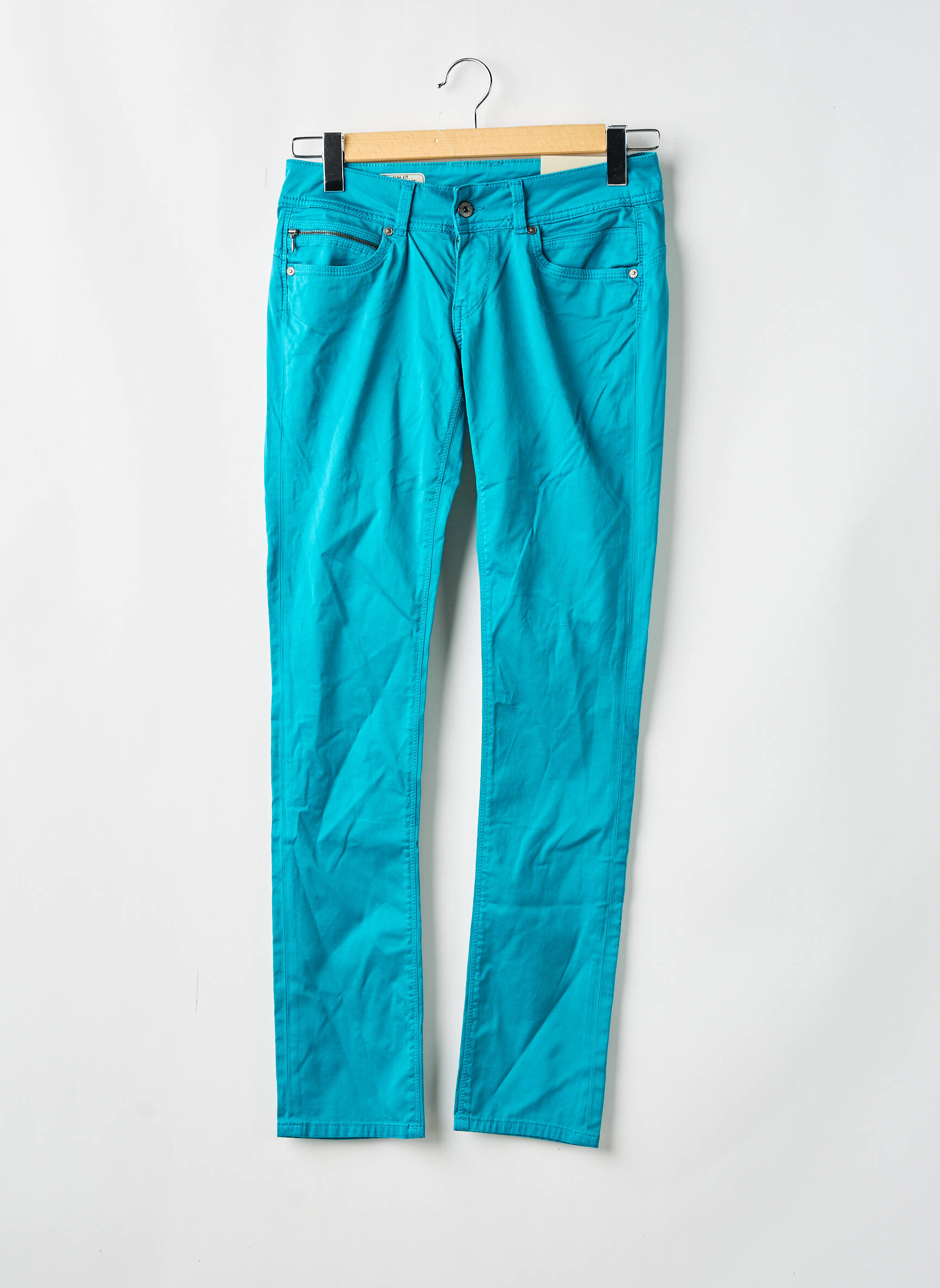 Lieknos kelnės mėlyna PEPE JEANS moteris