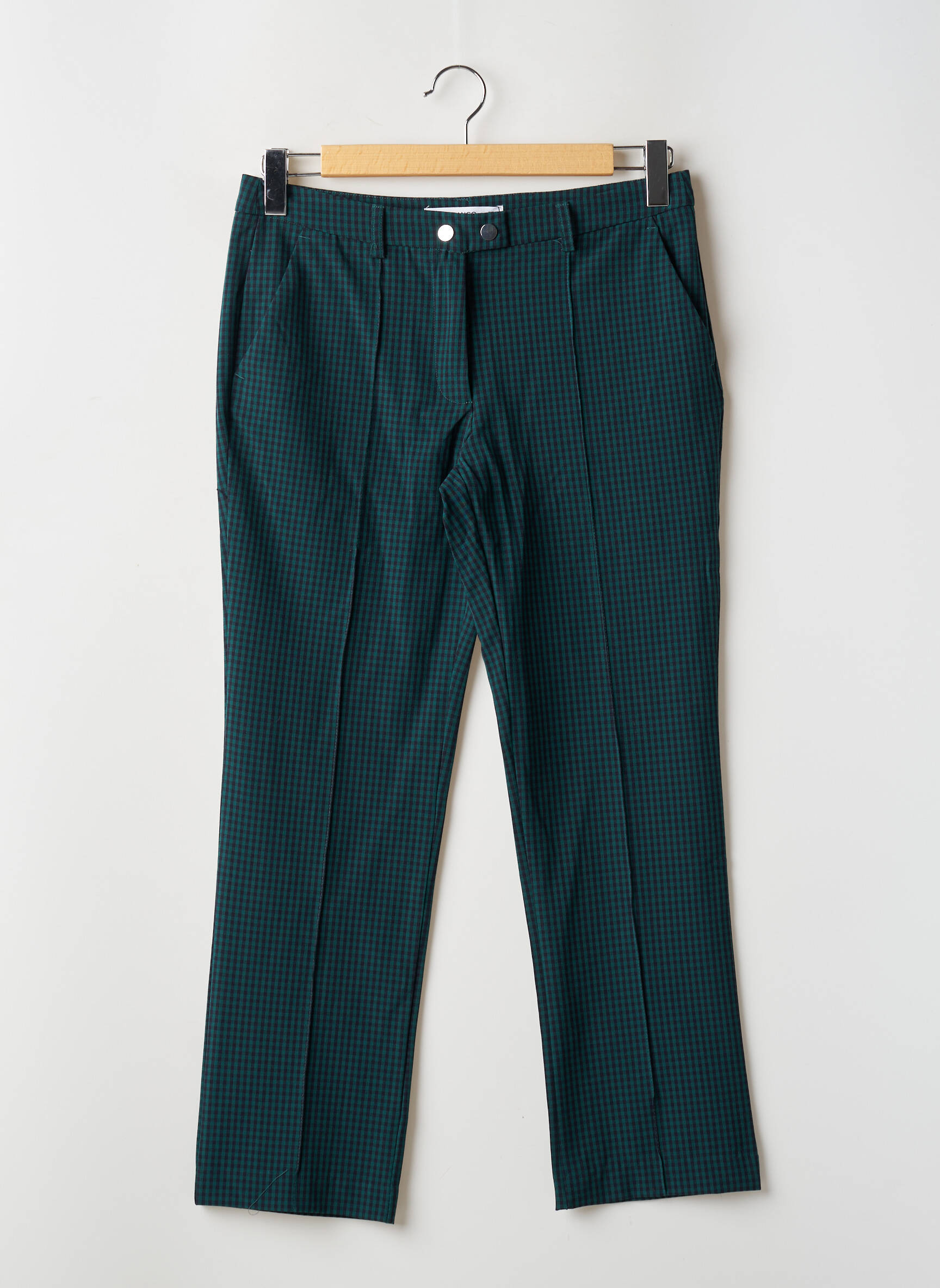 Chino kelnė žalias MANGO moteris