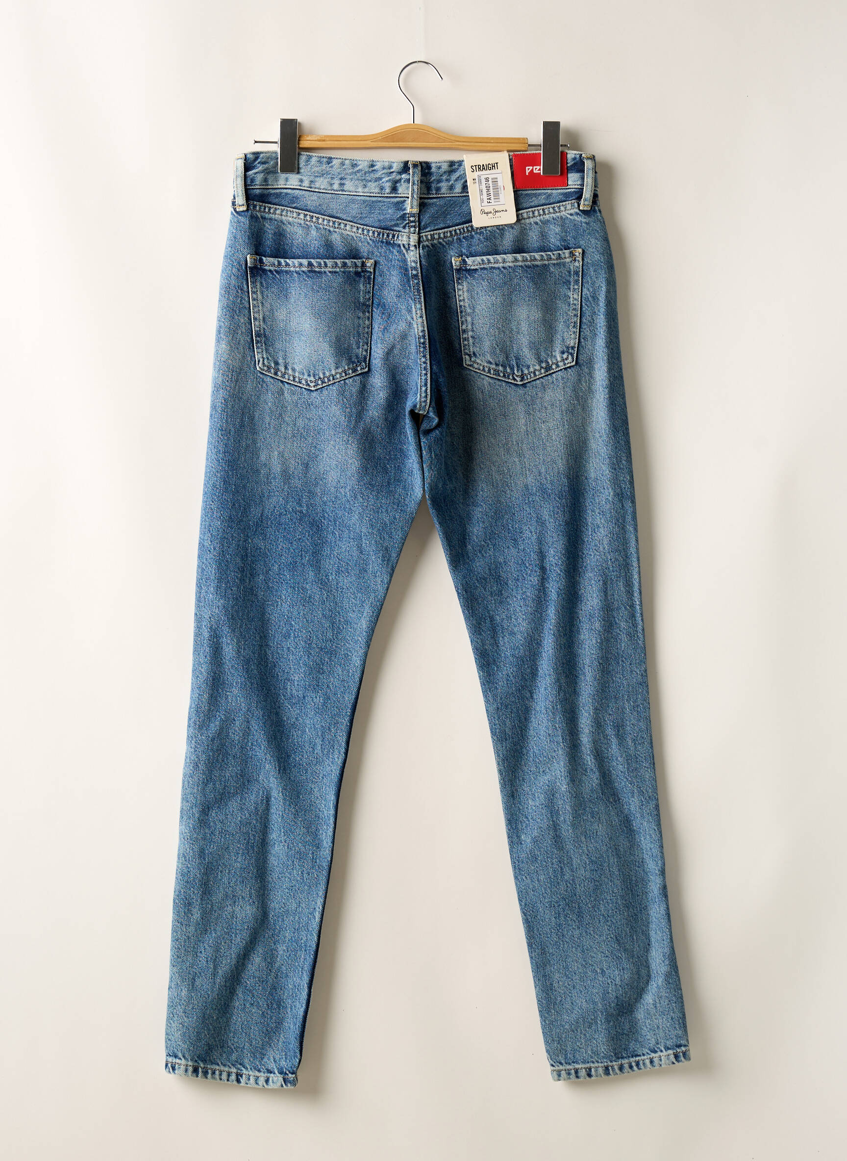 Tiesios kirpimo džinsai mėlyna PEPE JEANS moteris