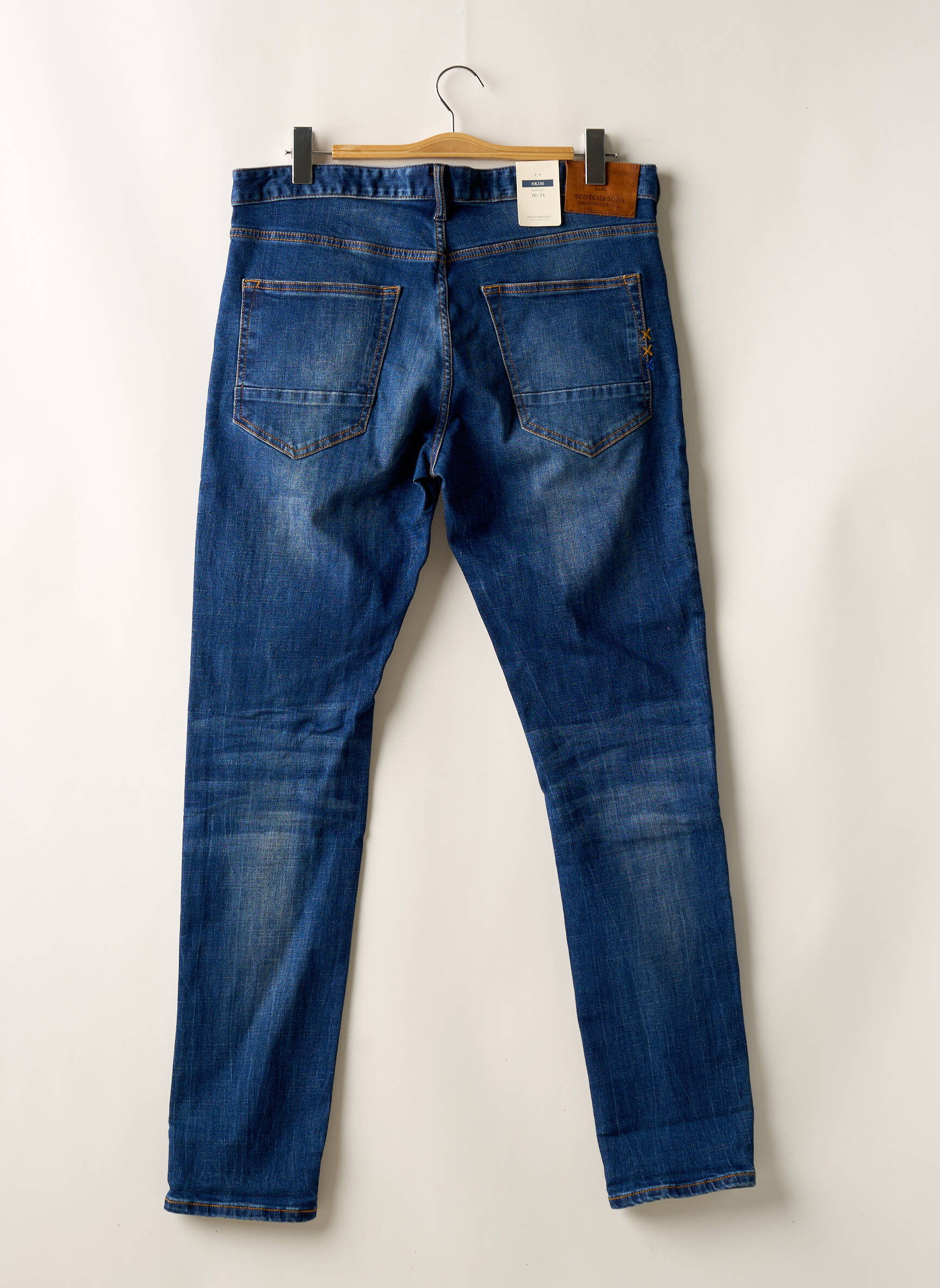 Lieknos džinsai mėlyna SCOTCH & SODA vyras