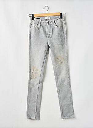 Lieknos džinsai pilka JACK & JONES vyras