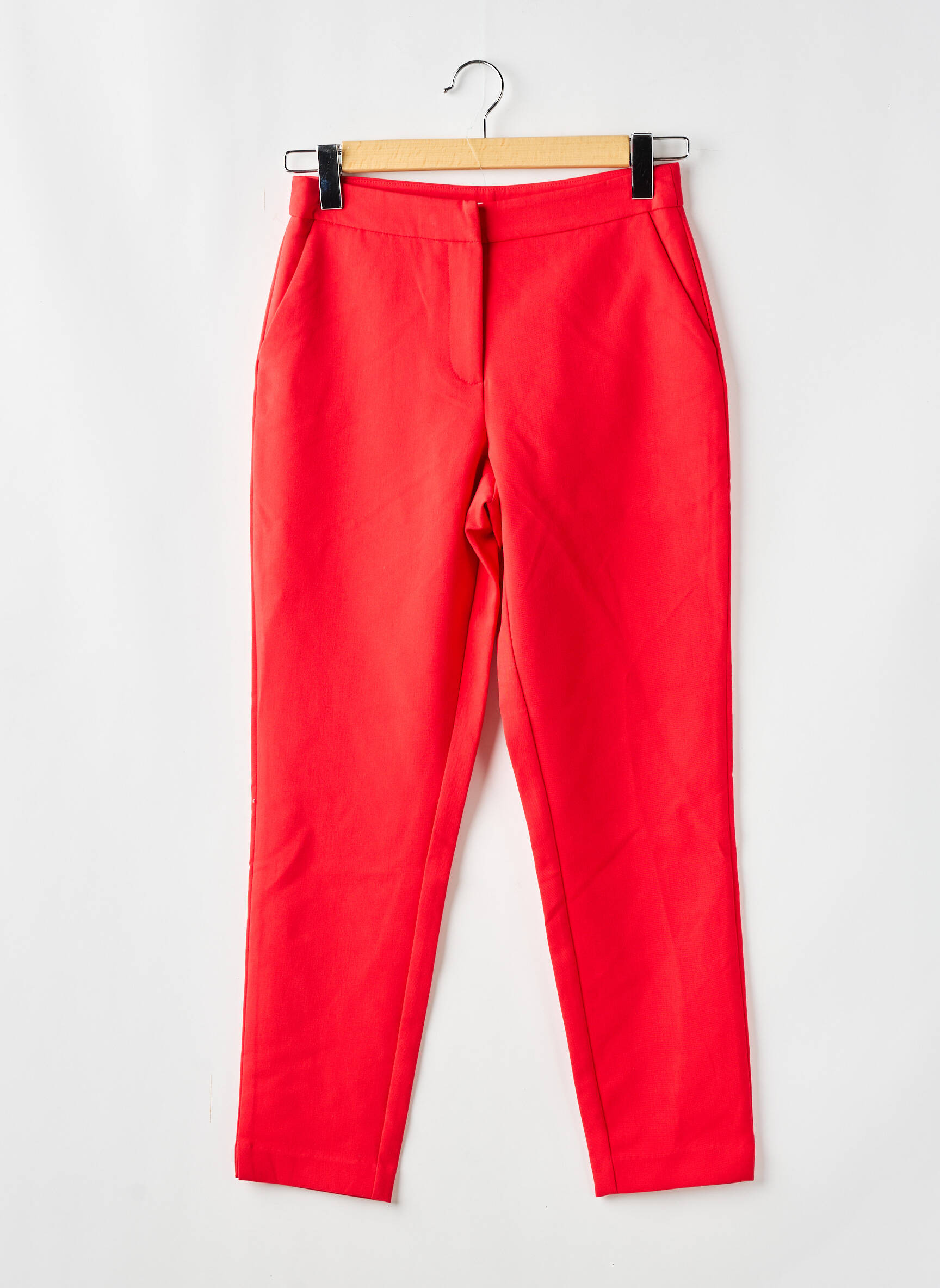 Chino kelnė raudona ONLY moteris