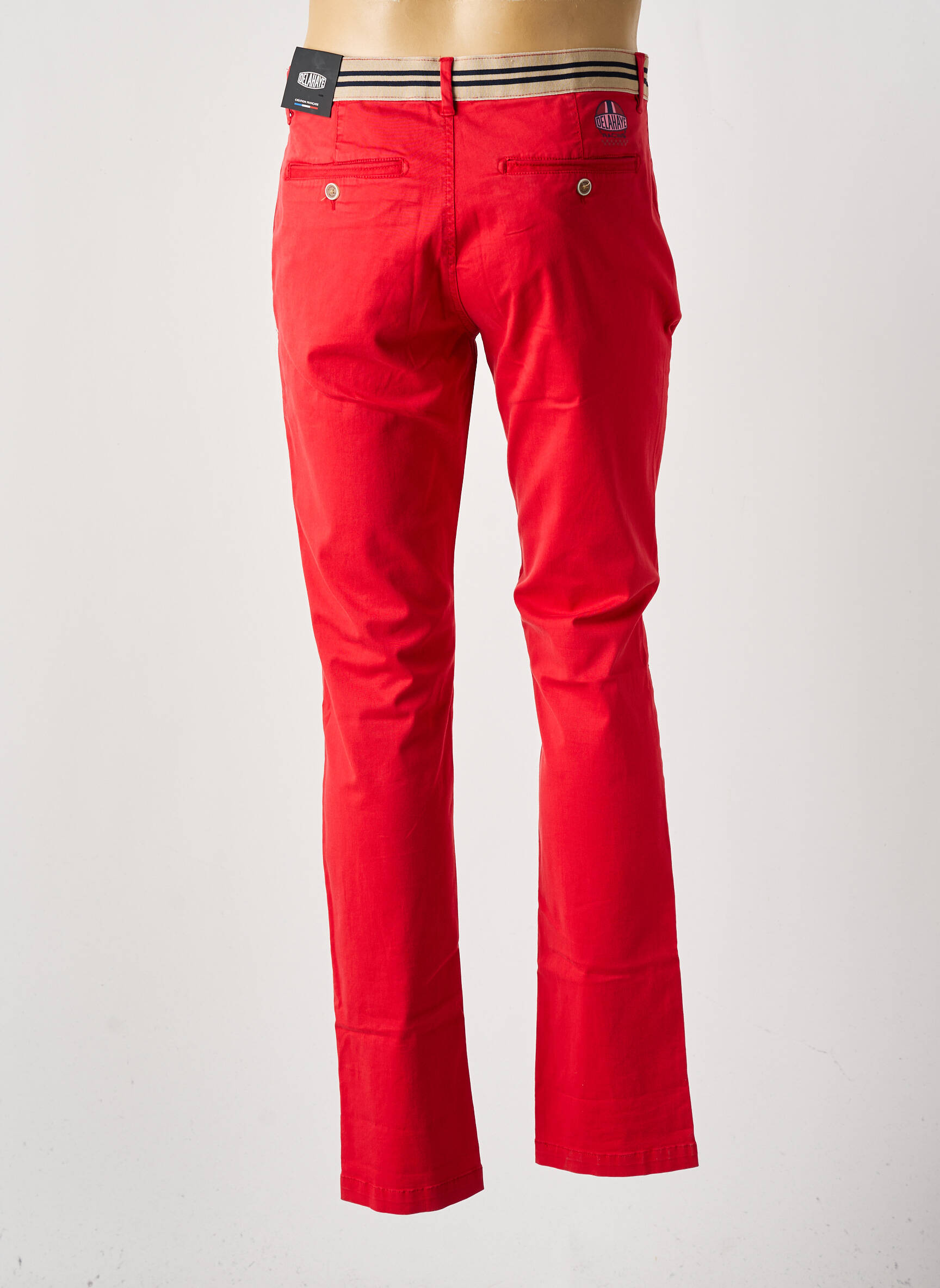 Chino kelnė raudona DELAHAYE vyras