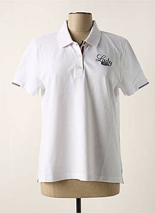 Polo baltas DELAHAYE moteris