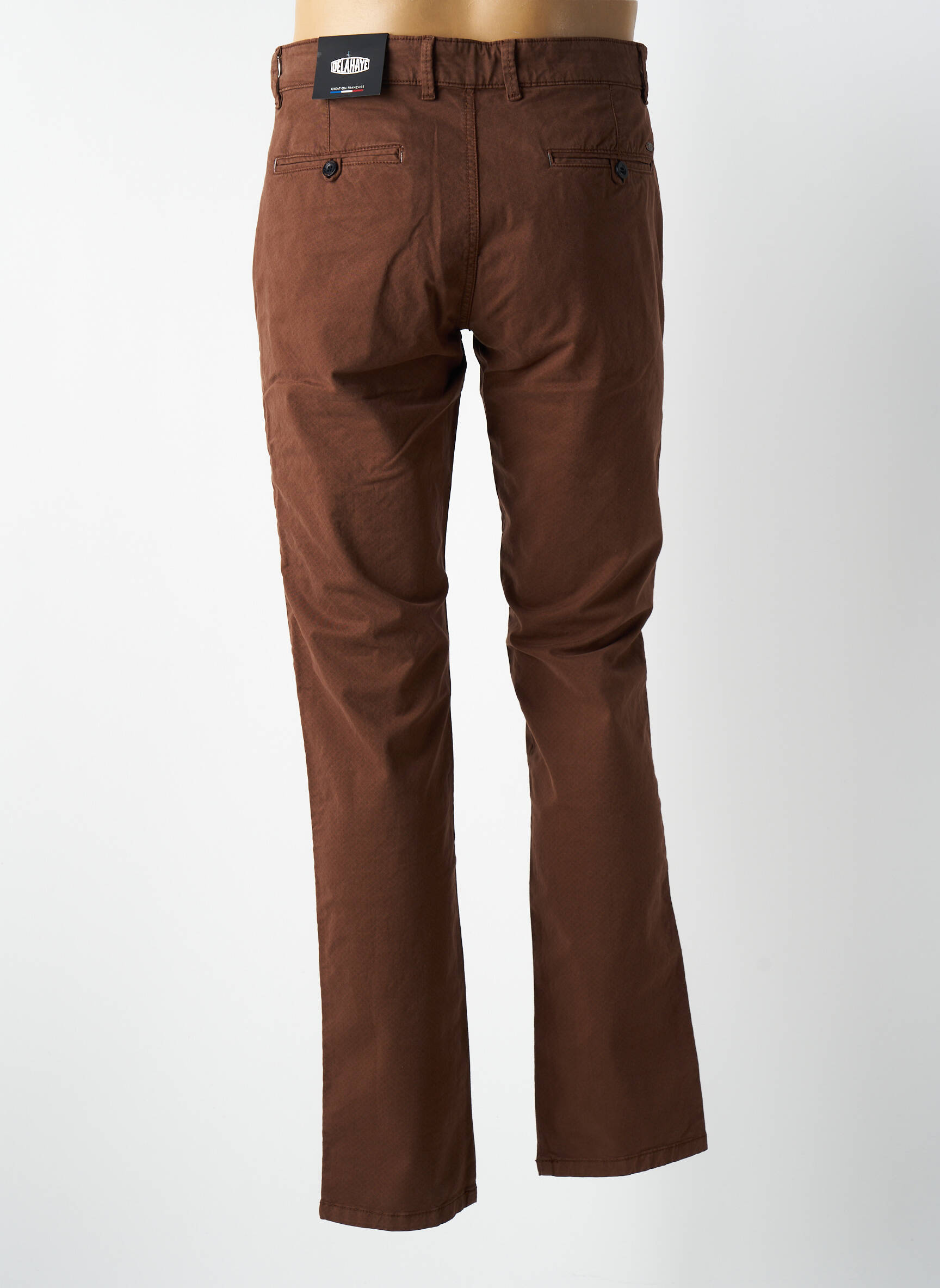 Chino kelnė tamsiai ruda DELAHAYE vyras