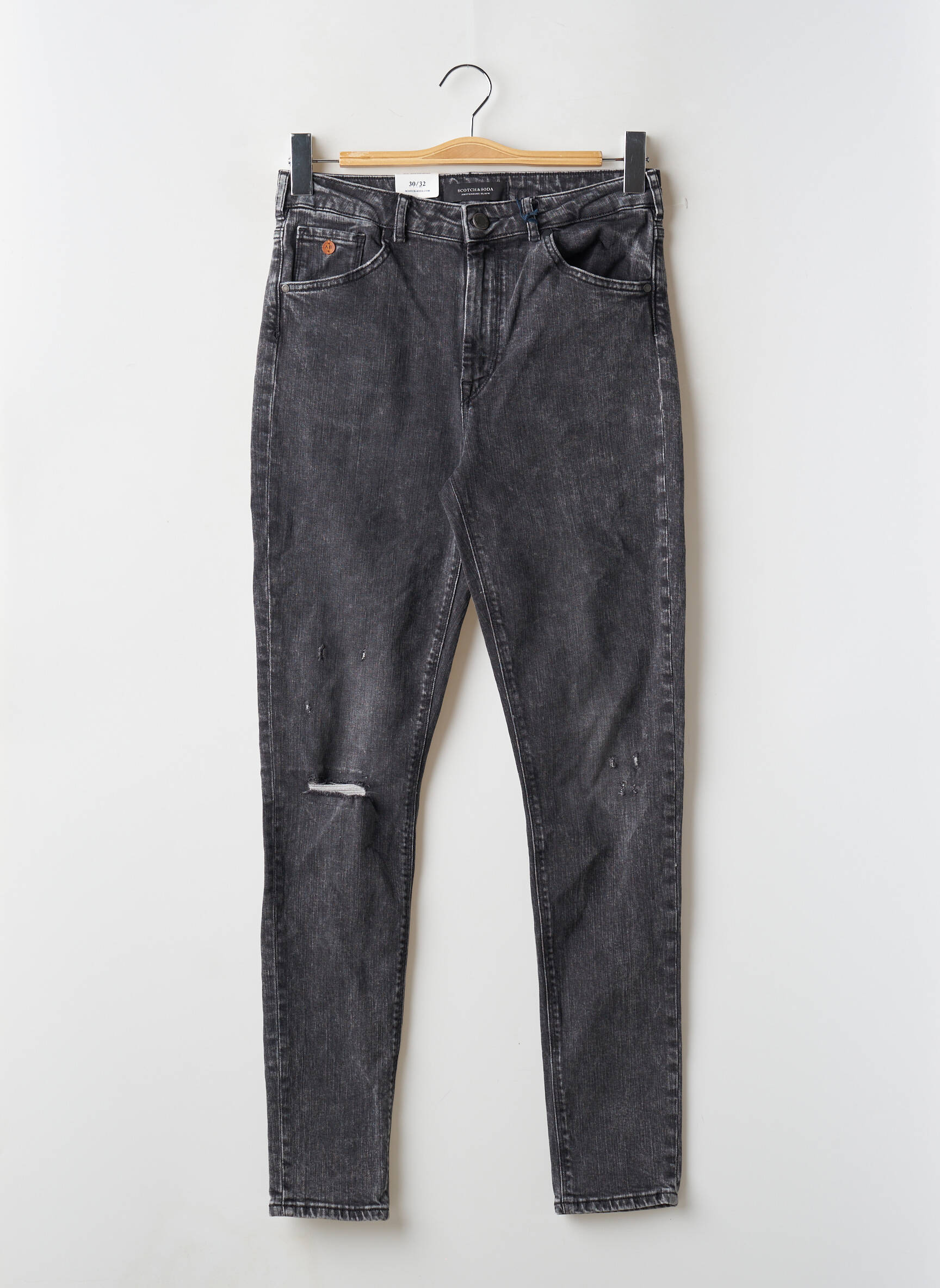 Lieknos džinsai juodas SCOTCH & SODA moteris