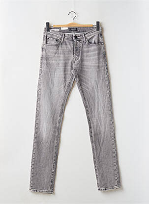 Lieknos džinsai pilka JACK & JONES vyras