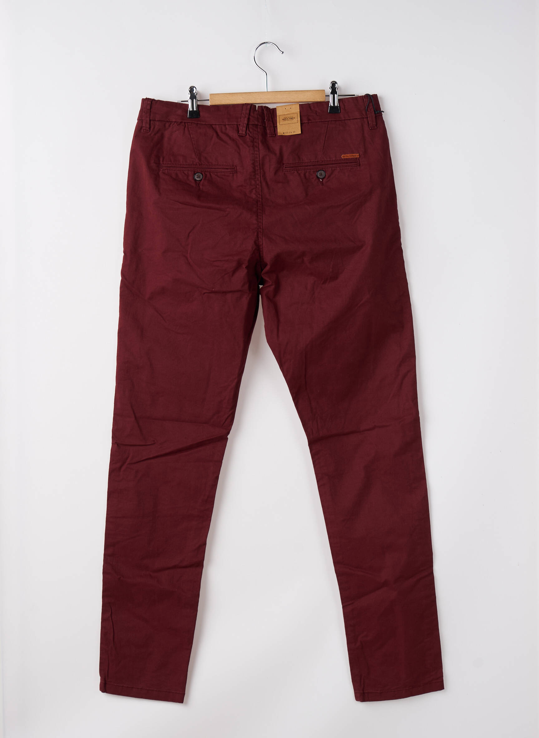 Chino kelnė raudona JACK & JONES vyras