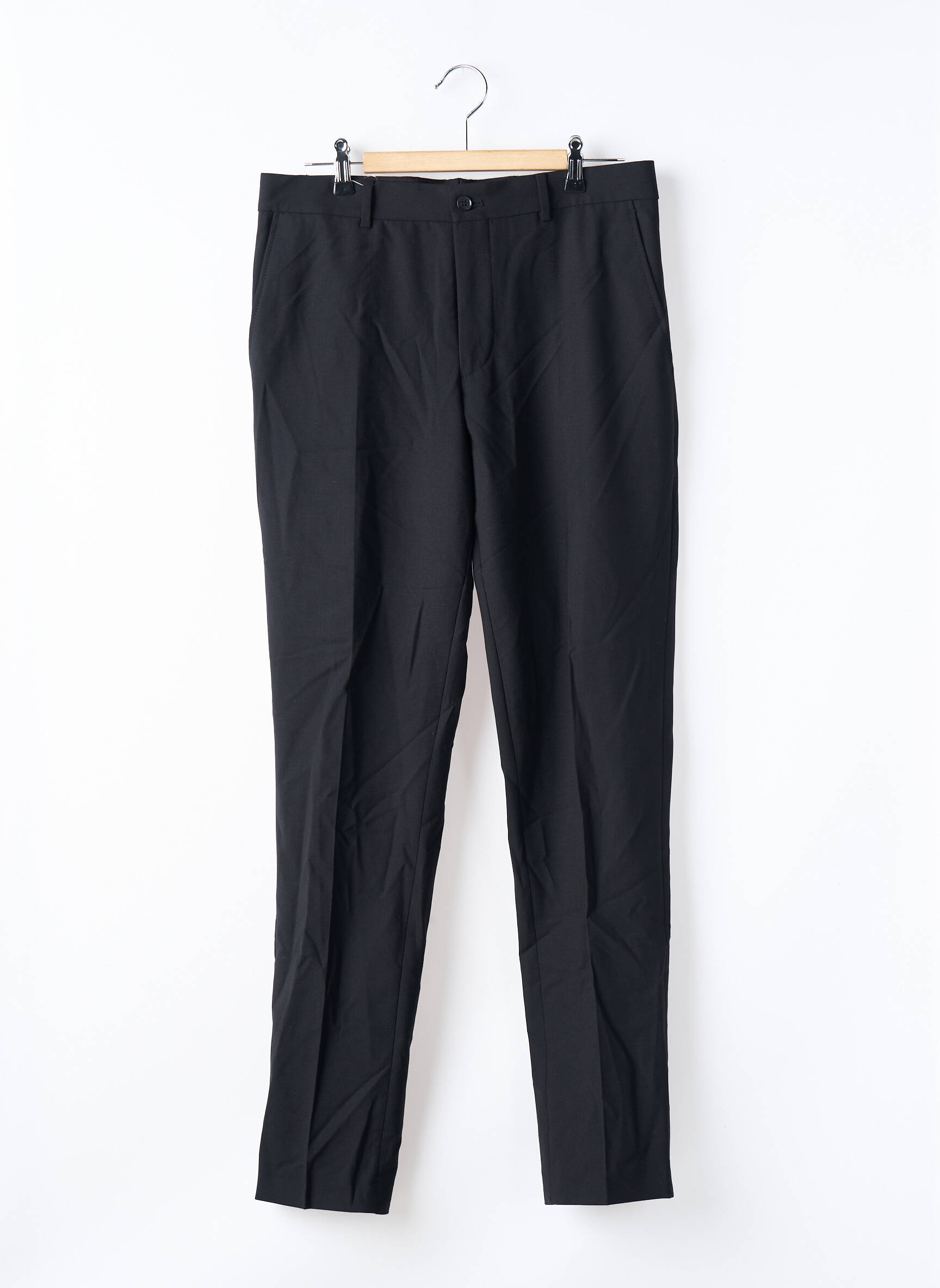 Lieknos kelnės juodas JACK & JONES vyras