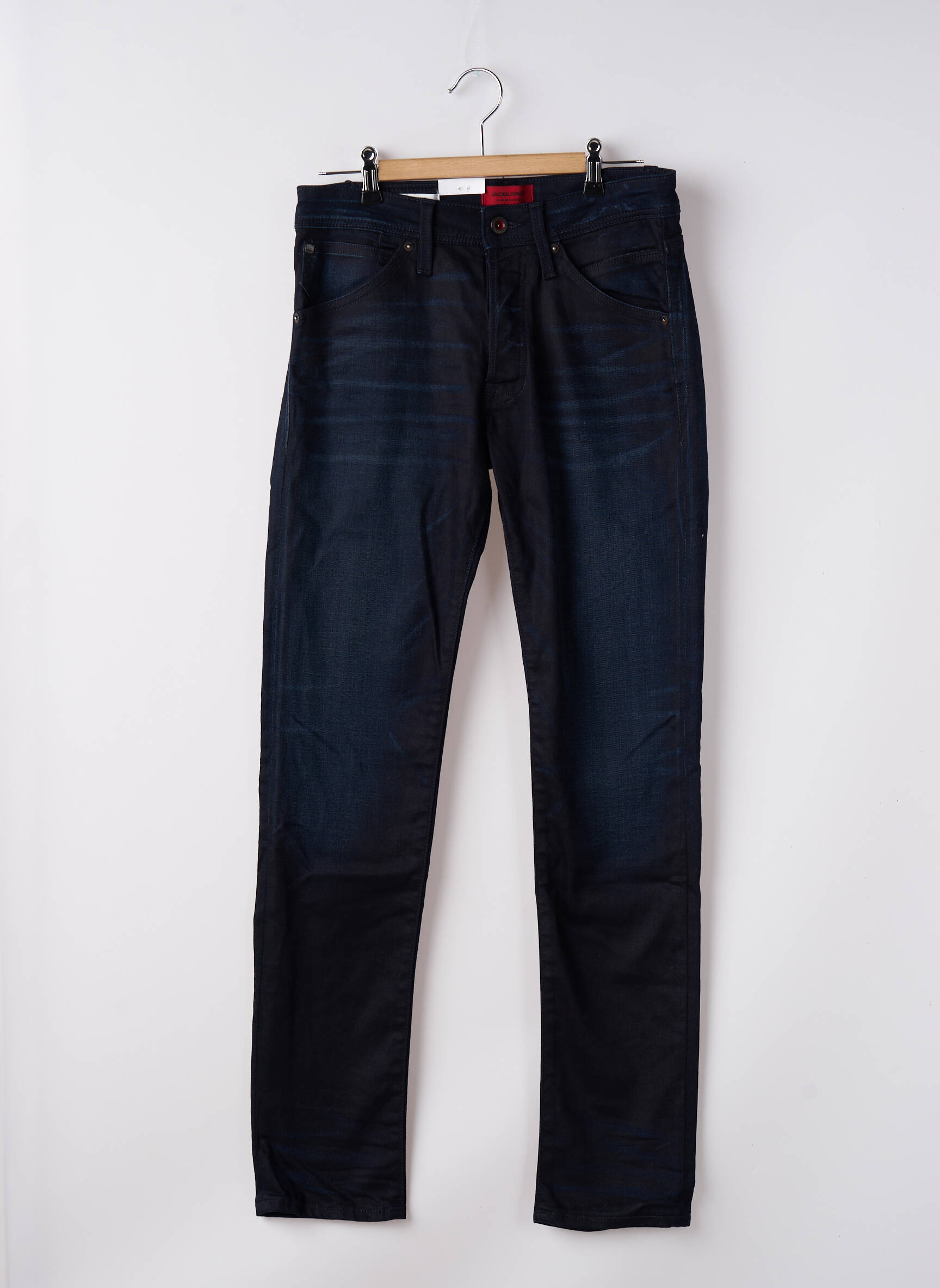 Lieknos džinsai mėlyna JACK & JONES vyras