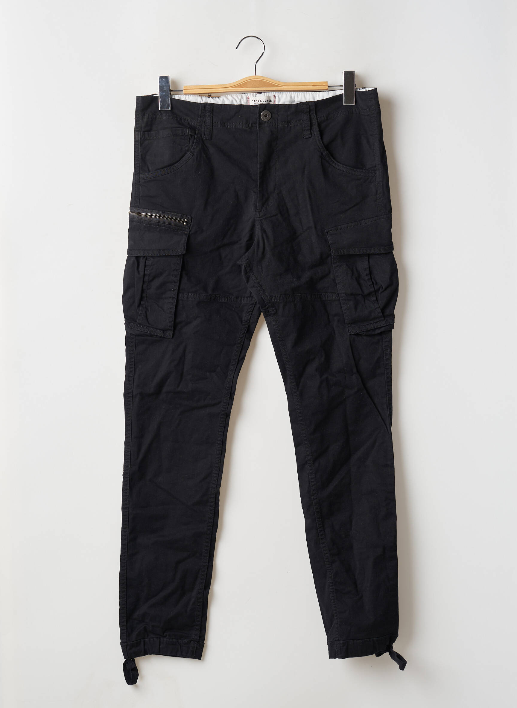 Kargo kelnė juodas JACK & JONES vyras