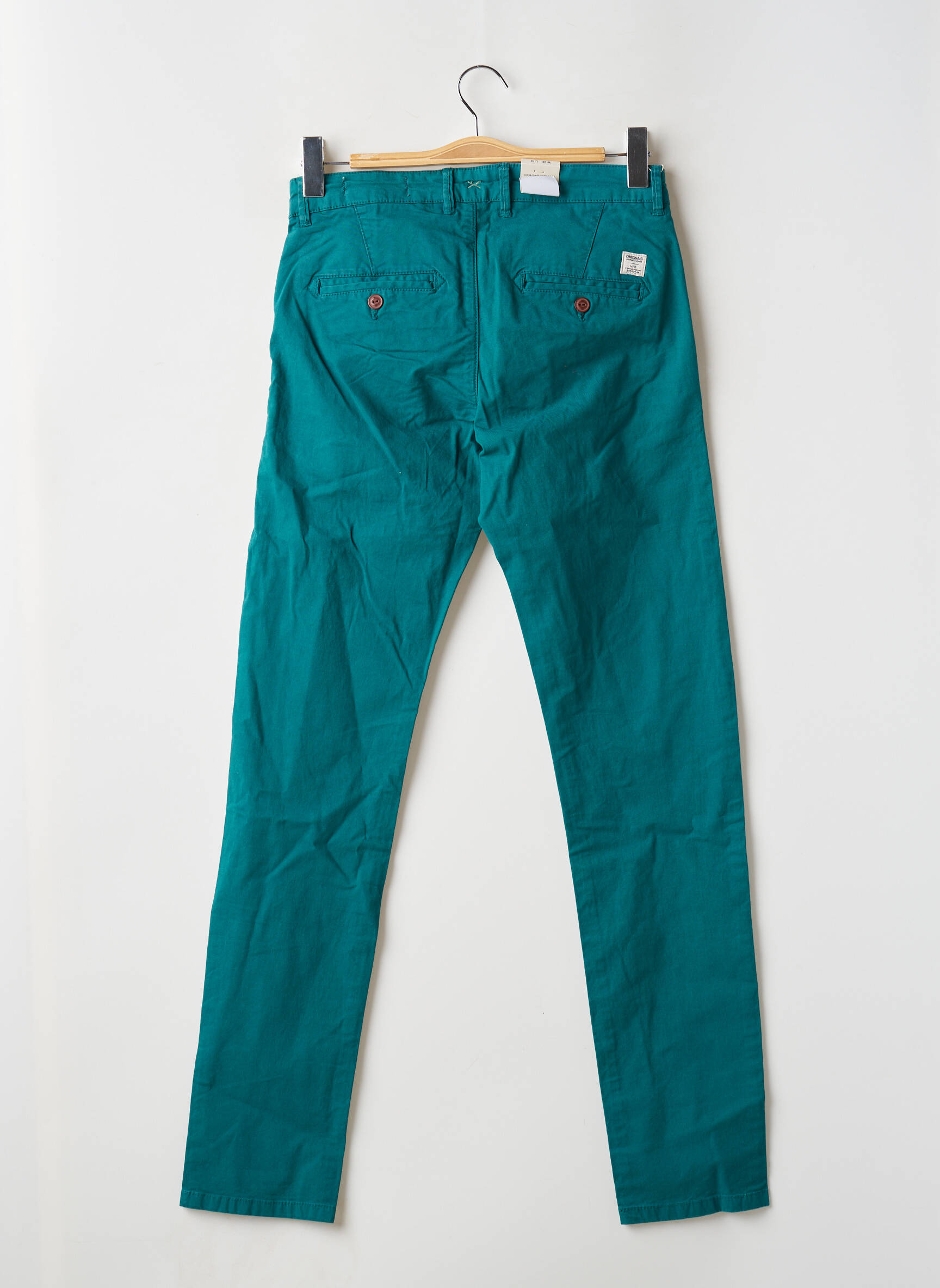 Lieknos kelnės žalias JACK & JONES vyras
