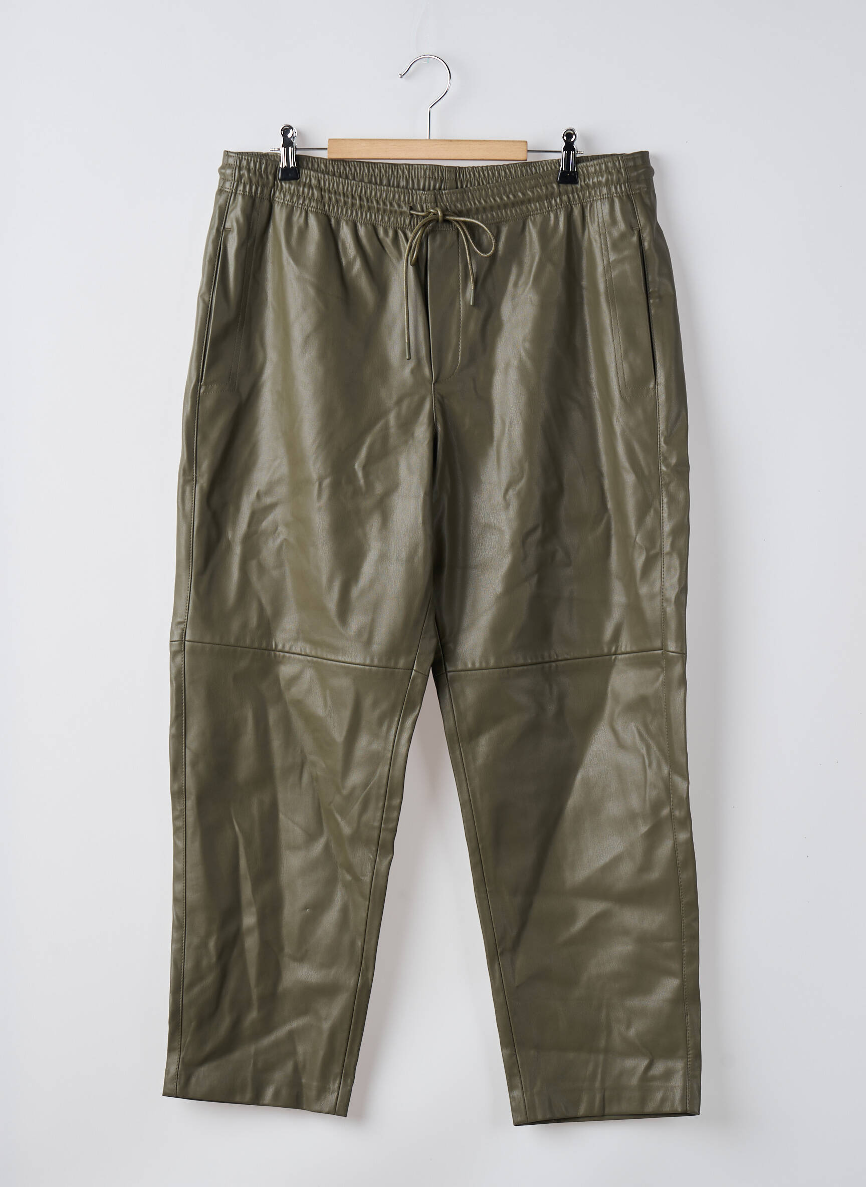 Chino kelnė žalias MANGO moteris