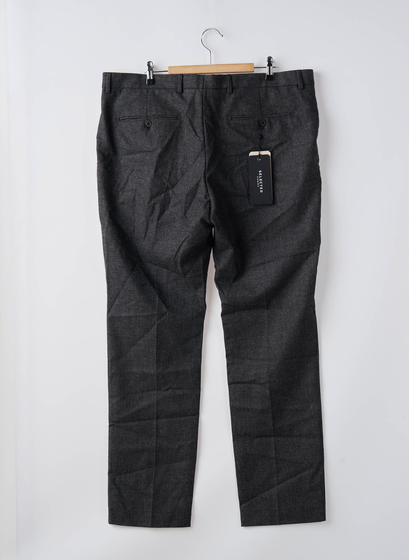 Chino kelnė pilka SELECTED vyras