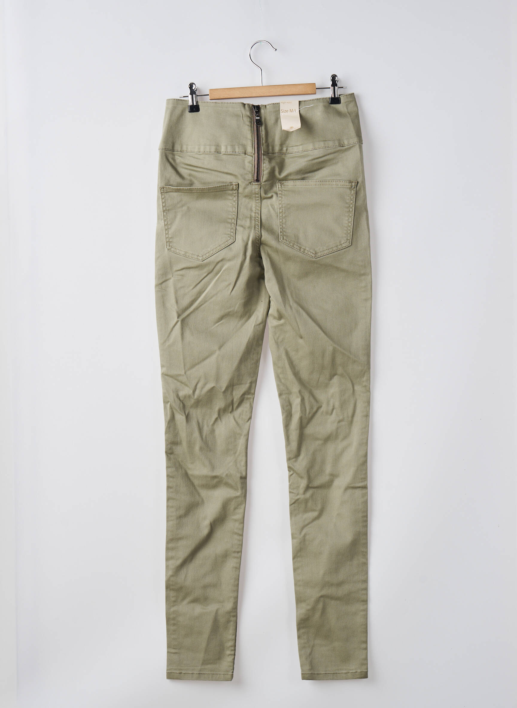 Jegging žalias PIECES moteris
