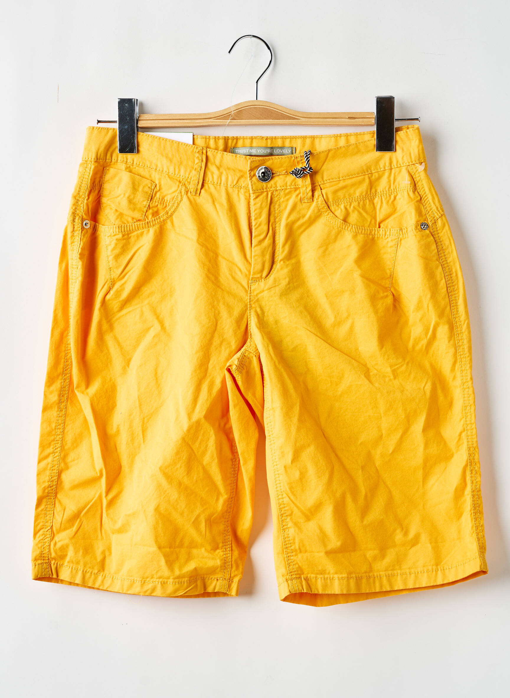 Bermudas geltona STREET ONE moteris