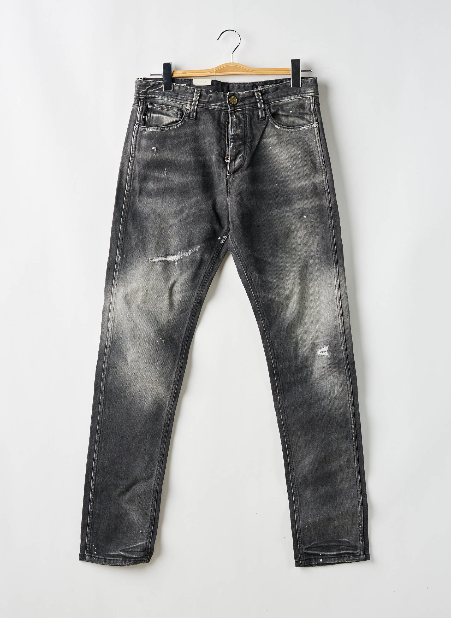 Lieknos džinsai pilka JACK & JONES vyras