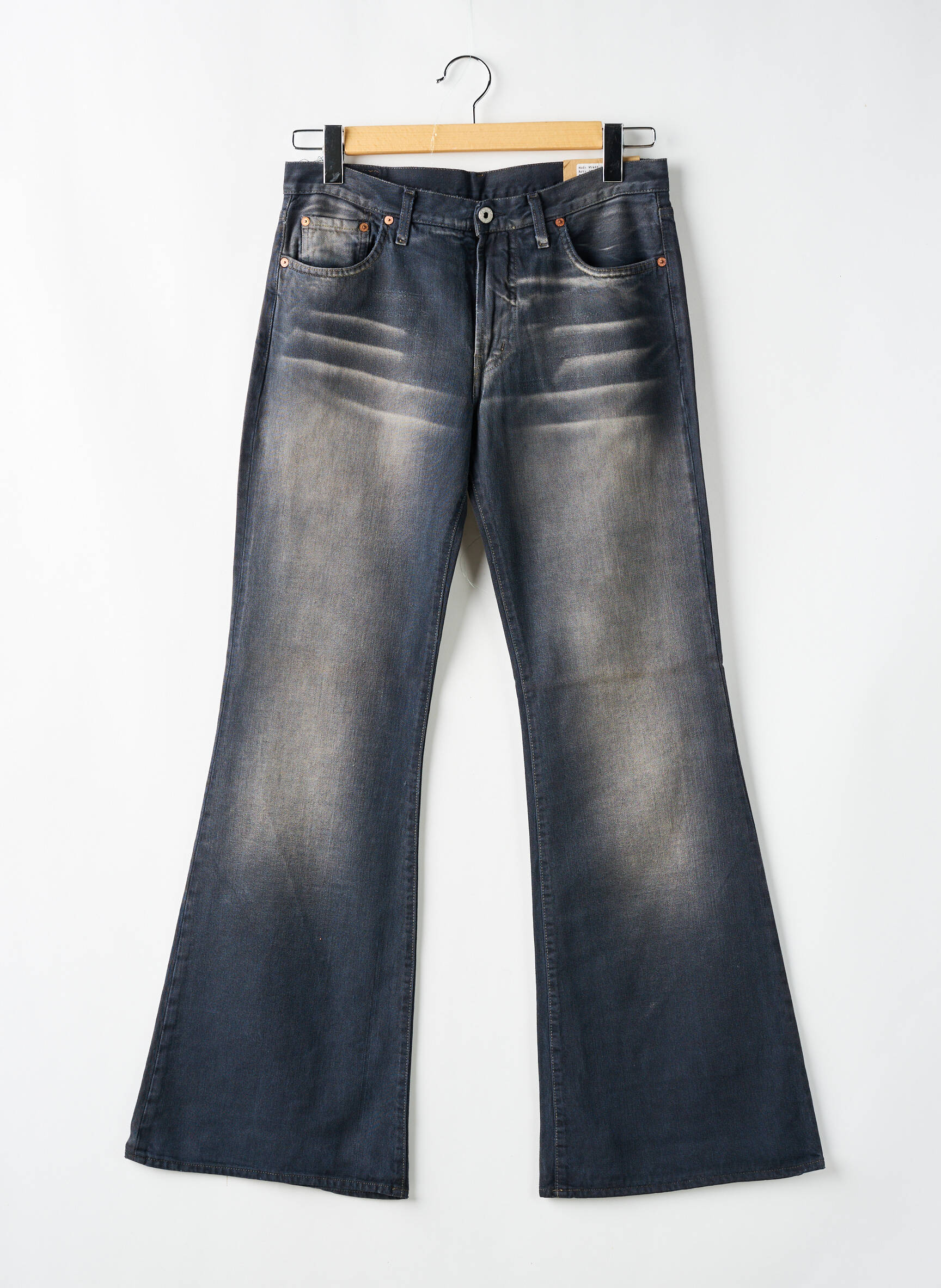 Bootcut džinsai kišenės pilka REPLAY moteris