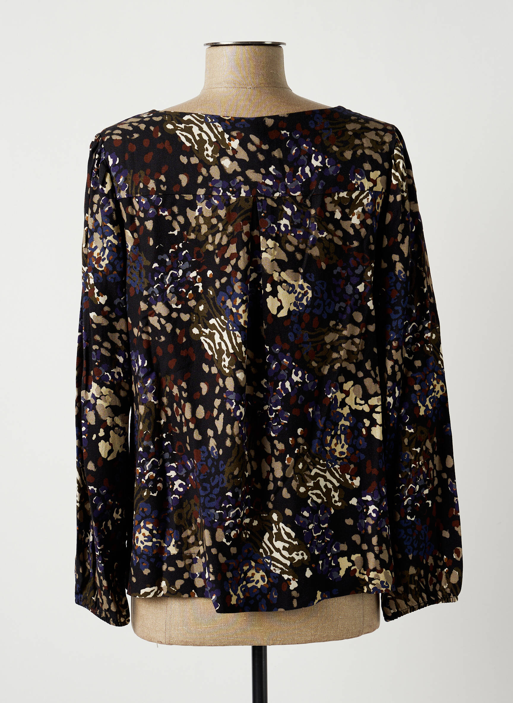 Bluzonai fantazijos raštas ilgos rankovės juodas LA FEE MARABOUTEE moteris