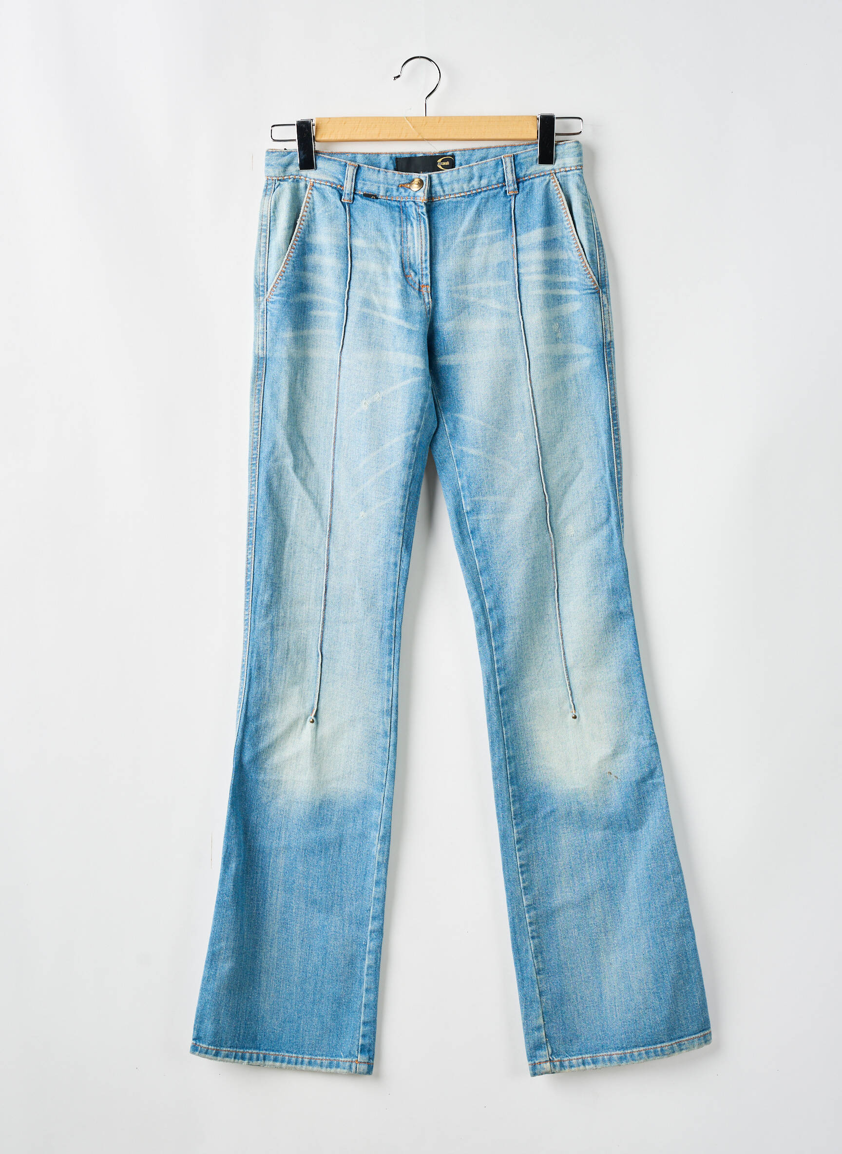 Bootcut džinsai tamprumas maža dydžio mėlyna JUST CAVALLI moteris