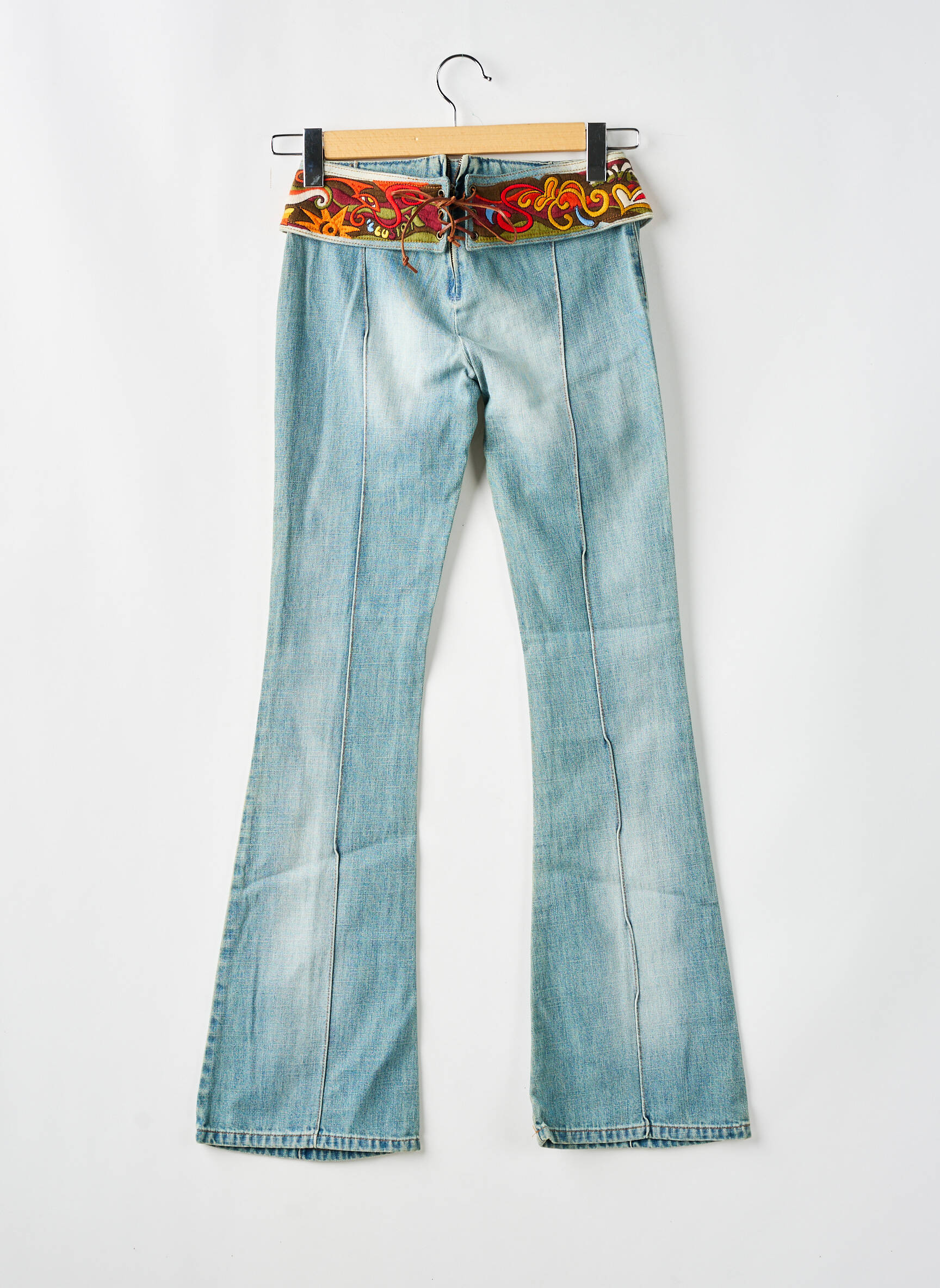 Bootcut džinsai kišenės mėlyna MISS SIXTY moteris