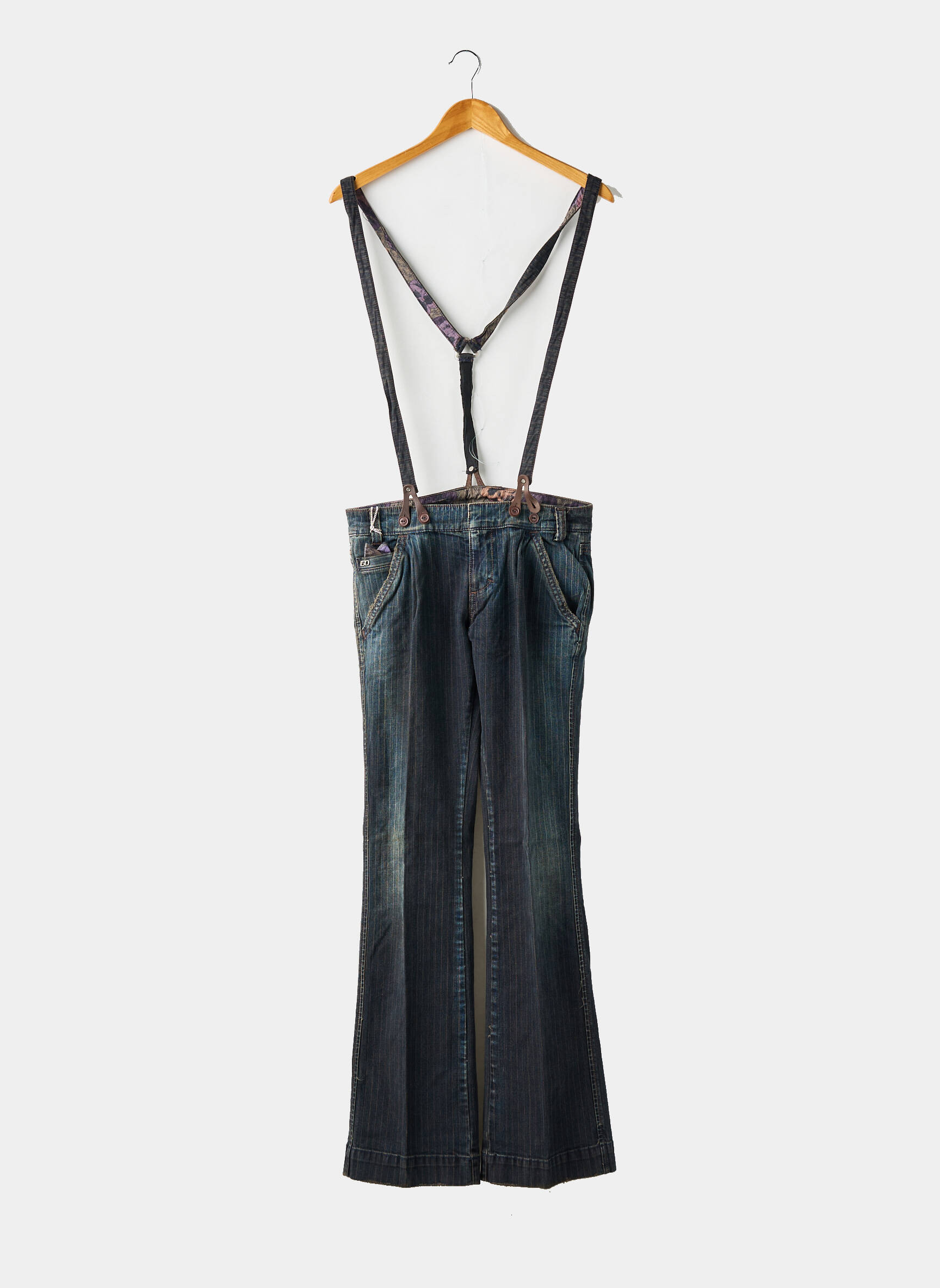 Bootcut džinsai kišenės mėlyna MISS SIXTY moteris