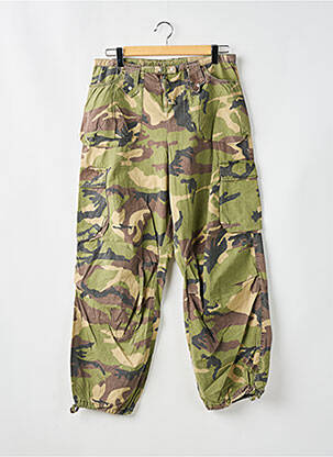 Kargo kelnė popelinos audinys, kuris pasižymi lygiu ir tankiu paviršiumi. normala dydis žalias MISS SIXTY moteris