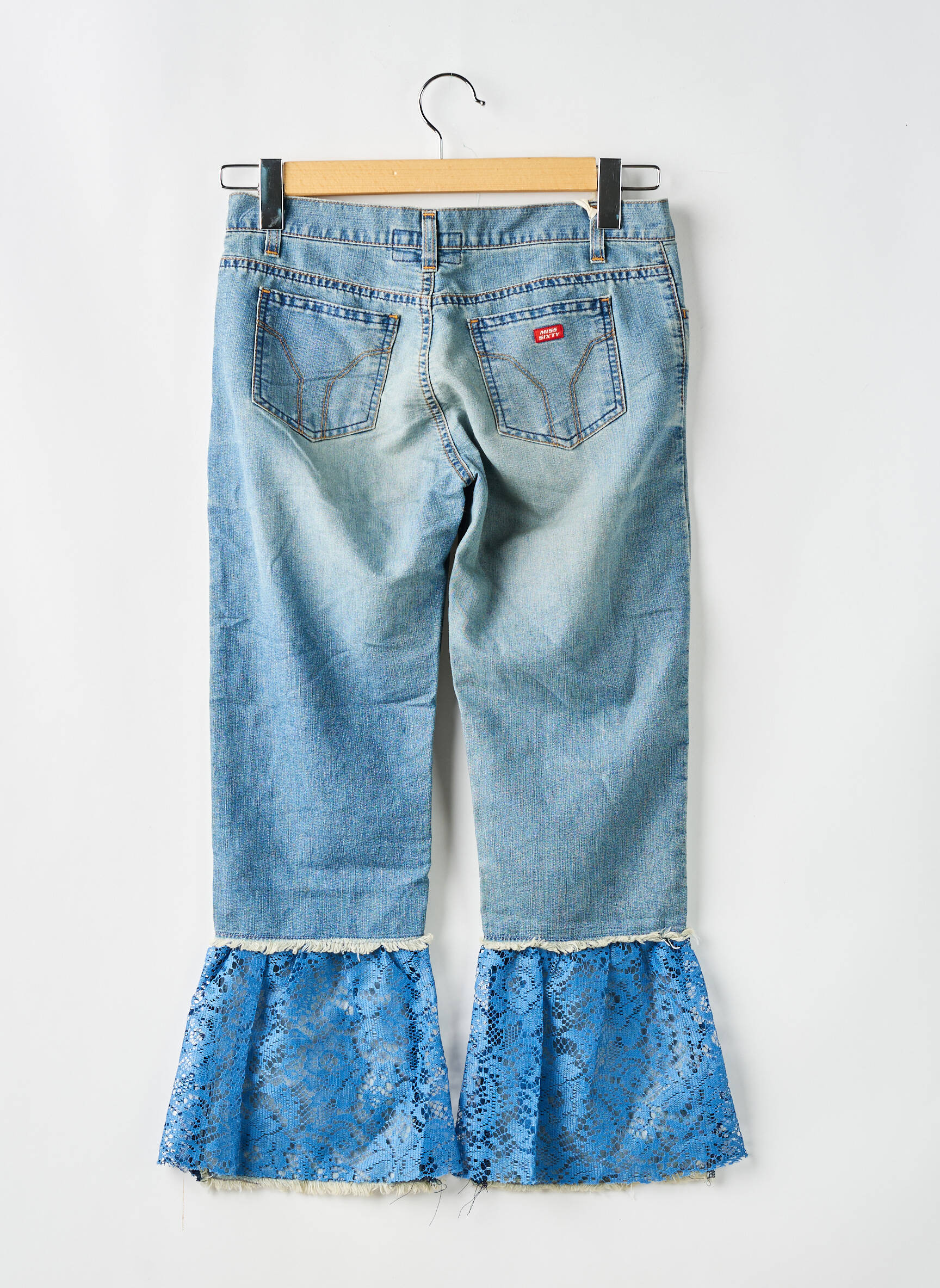 Bootcut džinsai tamprumas maža dydžio mėlyna MISS SIXTY moteris