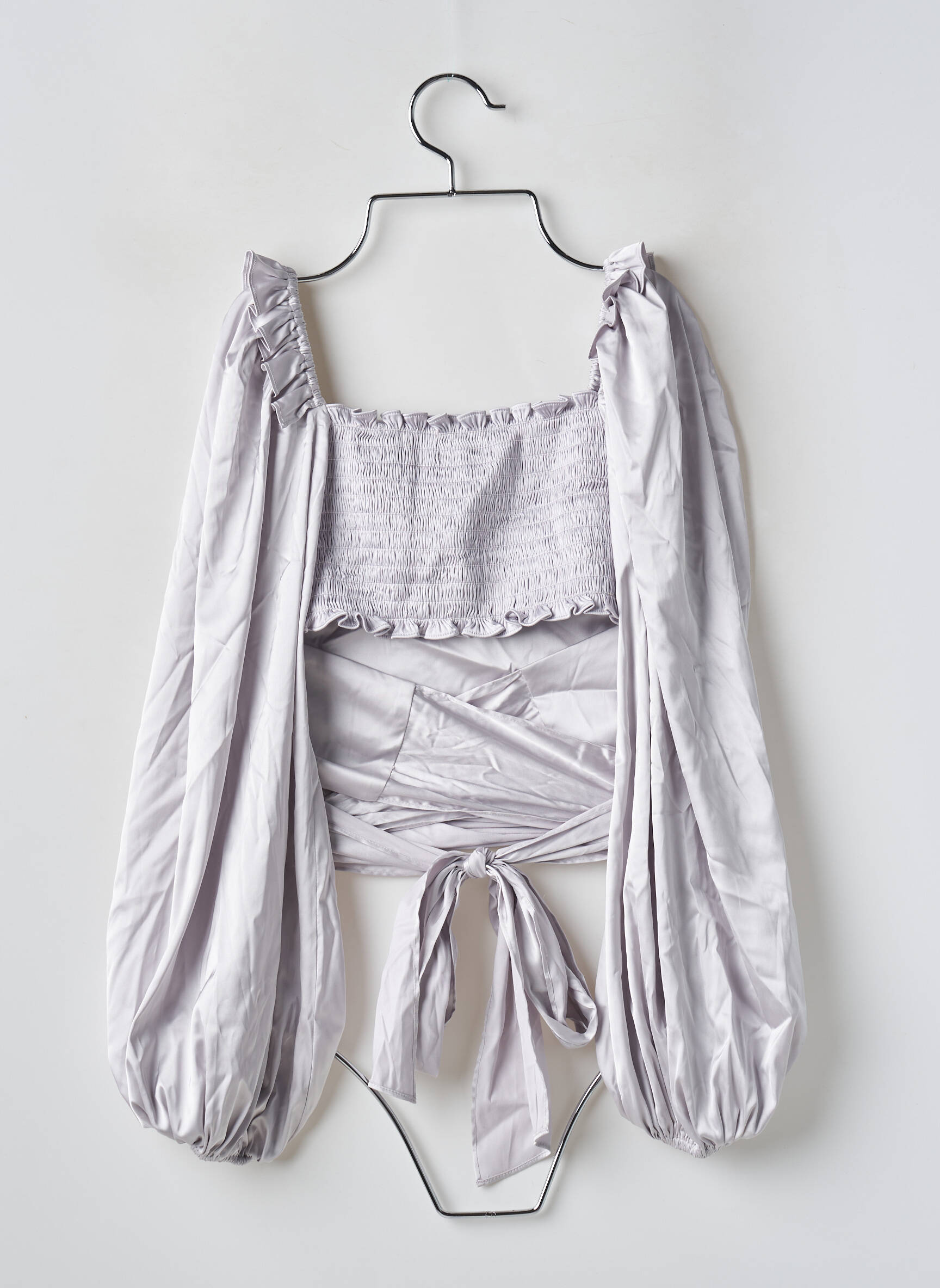 Bluzonai ilgos rankovės ilgos rankovės pilka FOR LOVE & LEMONS moteris