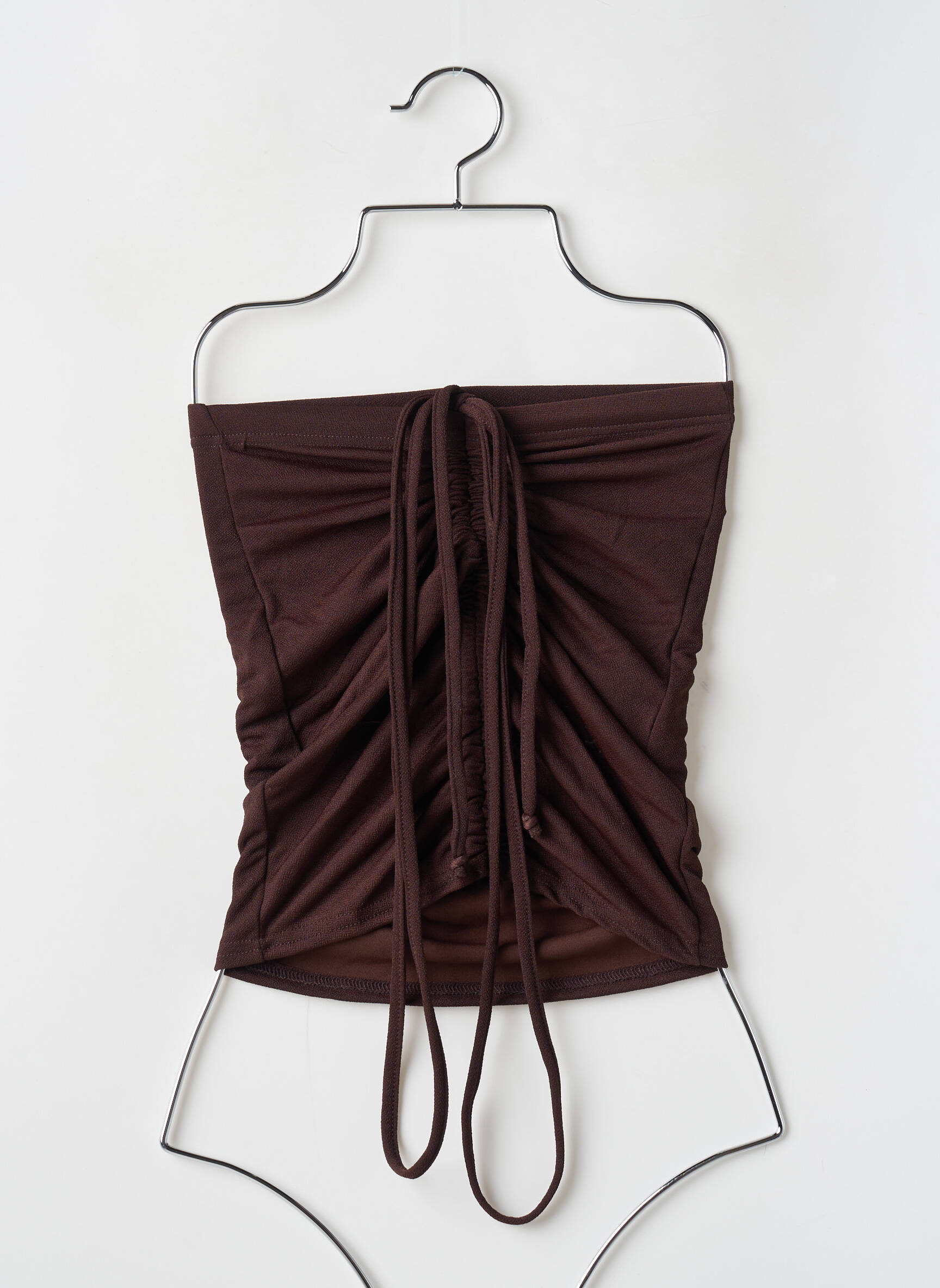 Viršūnė tamprumas be rankų rudas NASTY GAL moteris