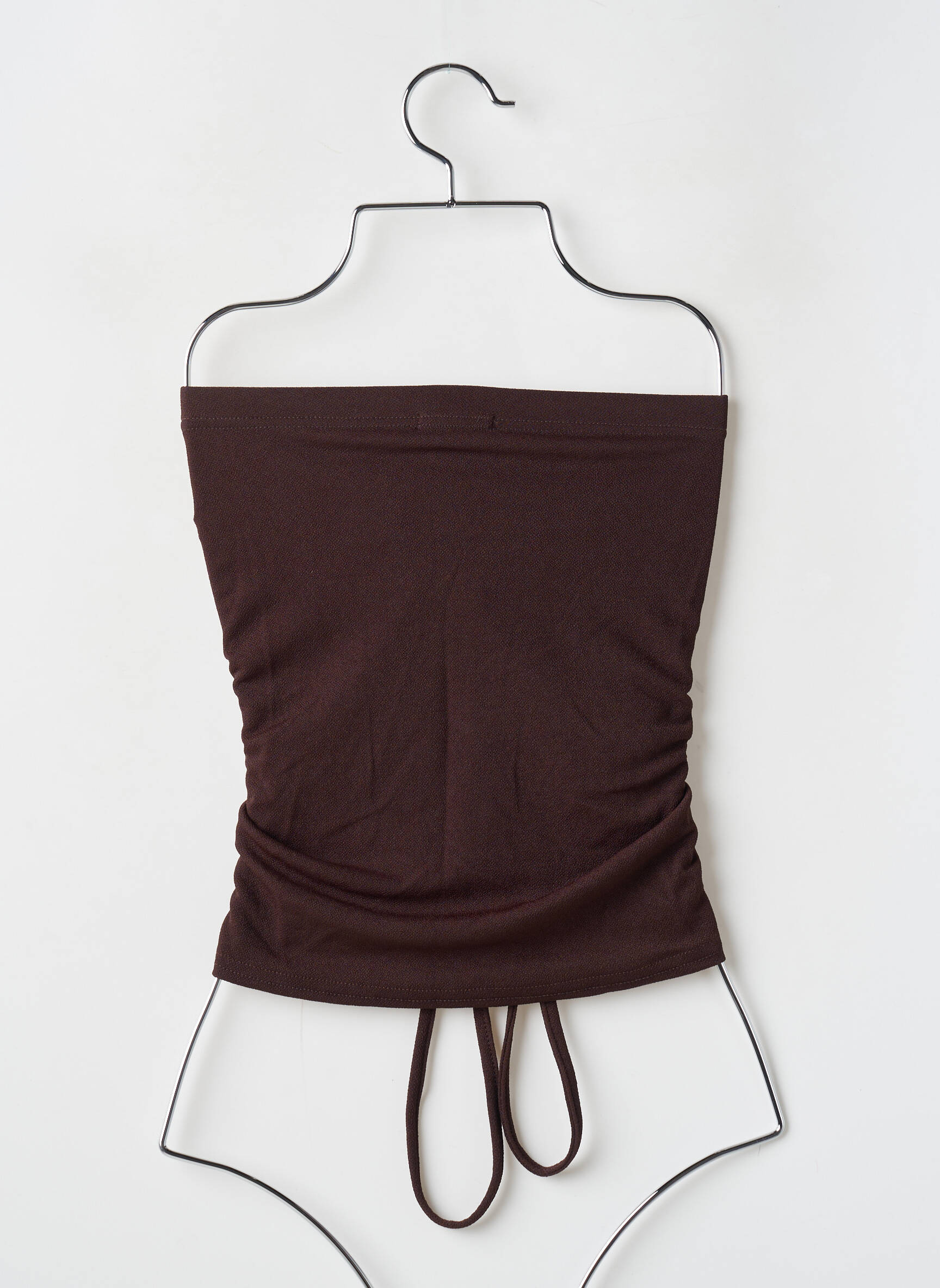 Viršūnė tamprumas be rankų rudas NASTY GAL moteris