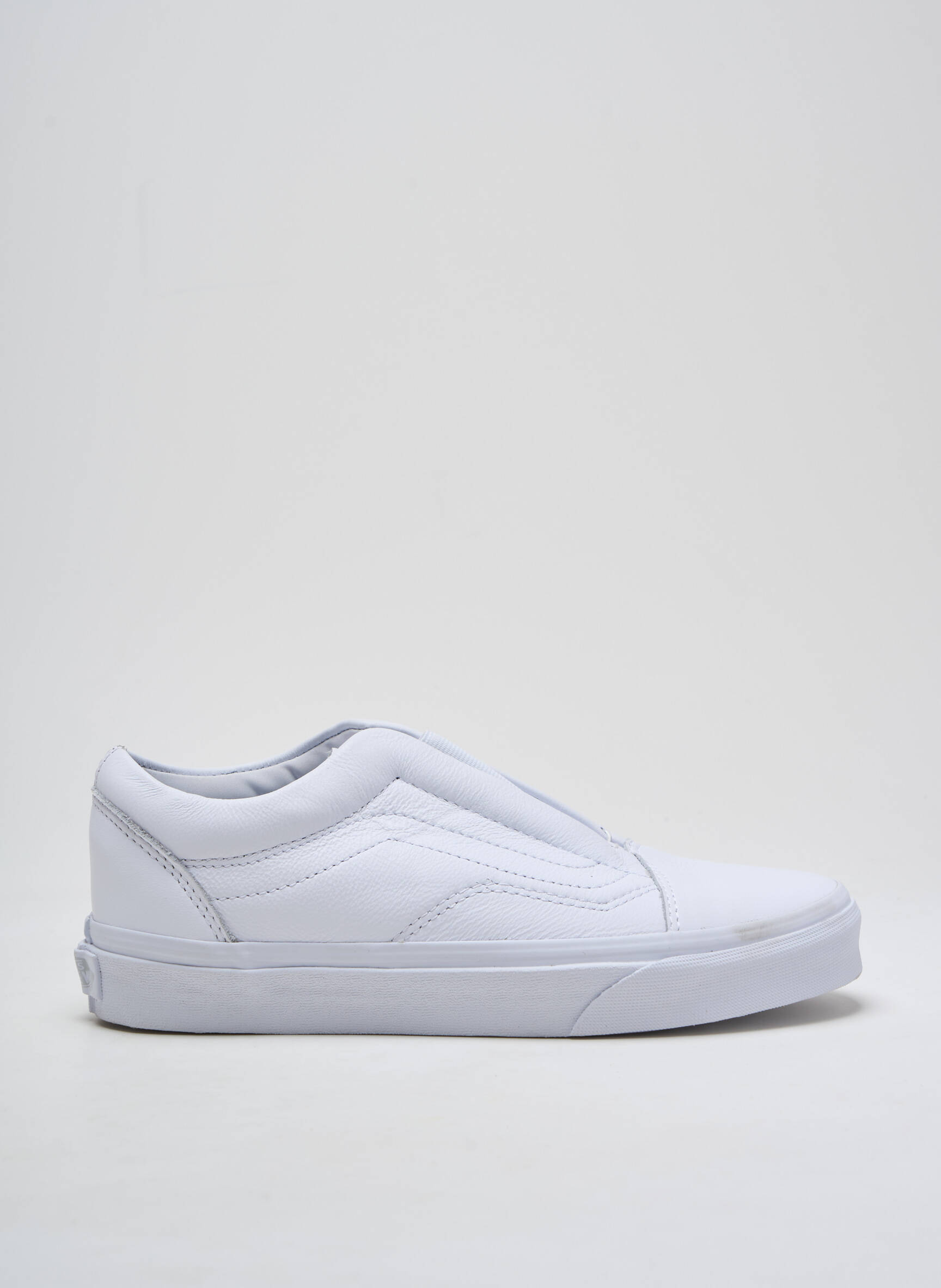 Bėgimo bateliai satino audinys apvalus mygtukas baltas VANS unisexas