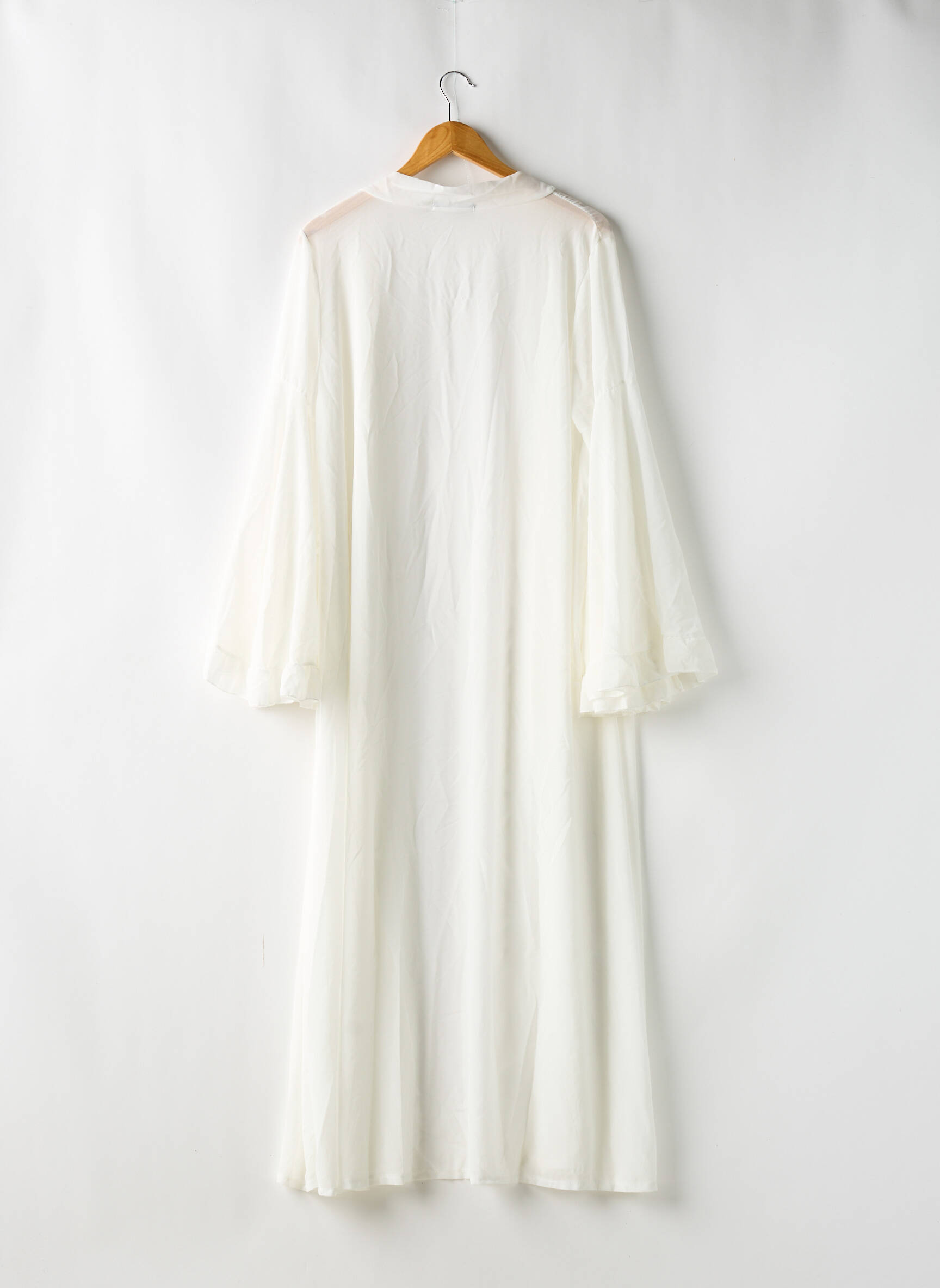 Kimono striukė lengva ir skaidri baltas BOOHOO moteris