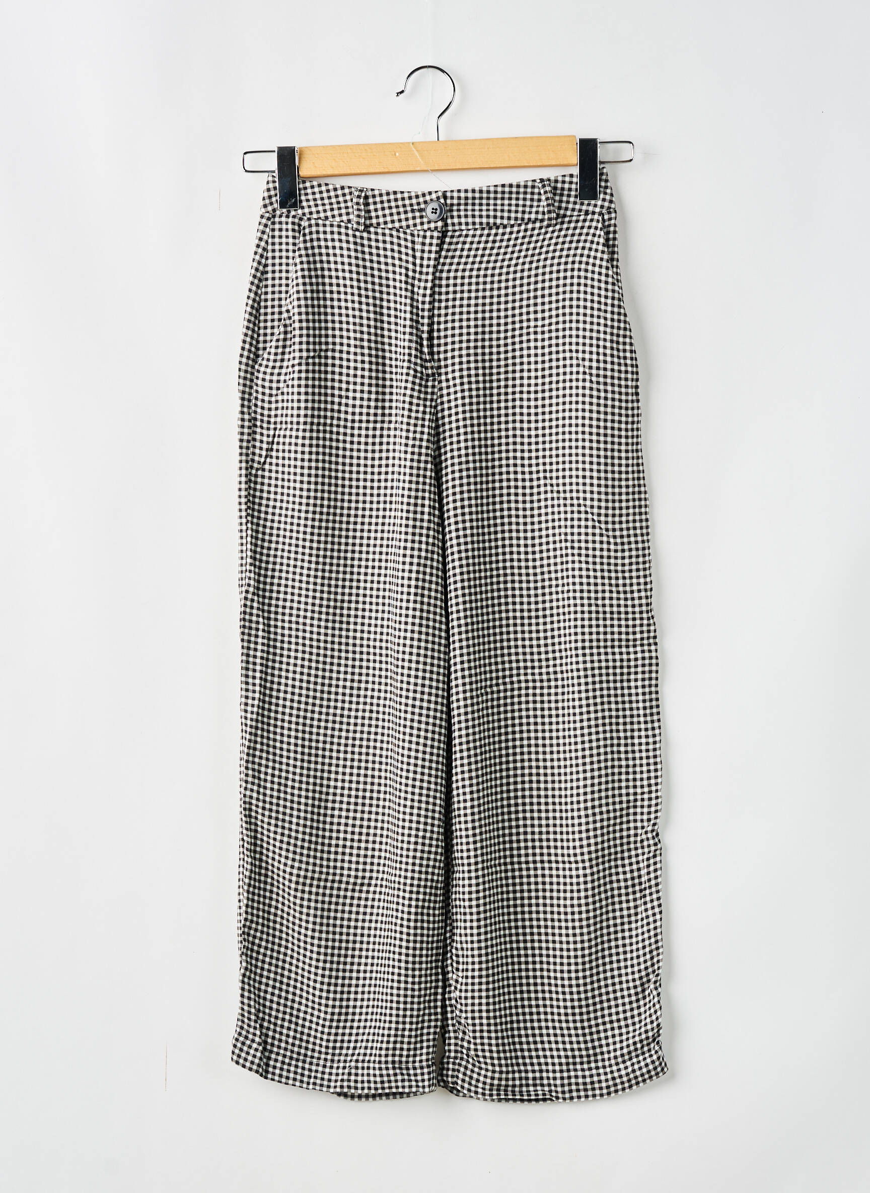 7/8 kelnės aukšta talija aukšta talija juodas PULL & BEAR moteris