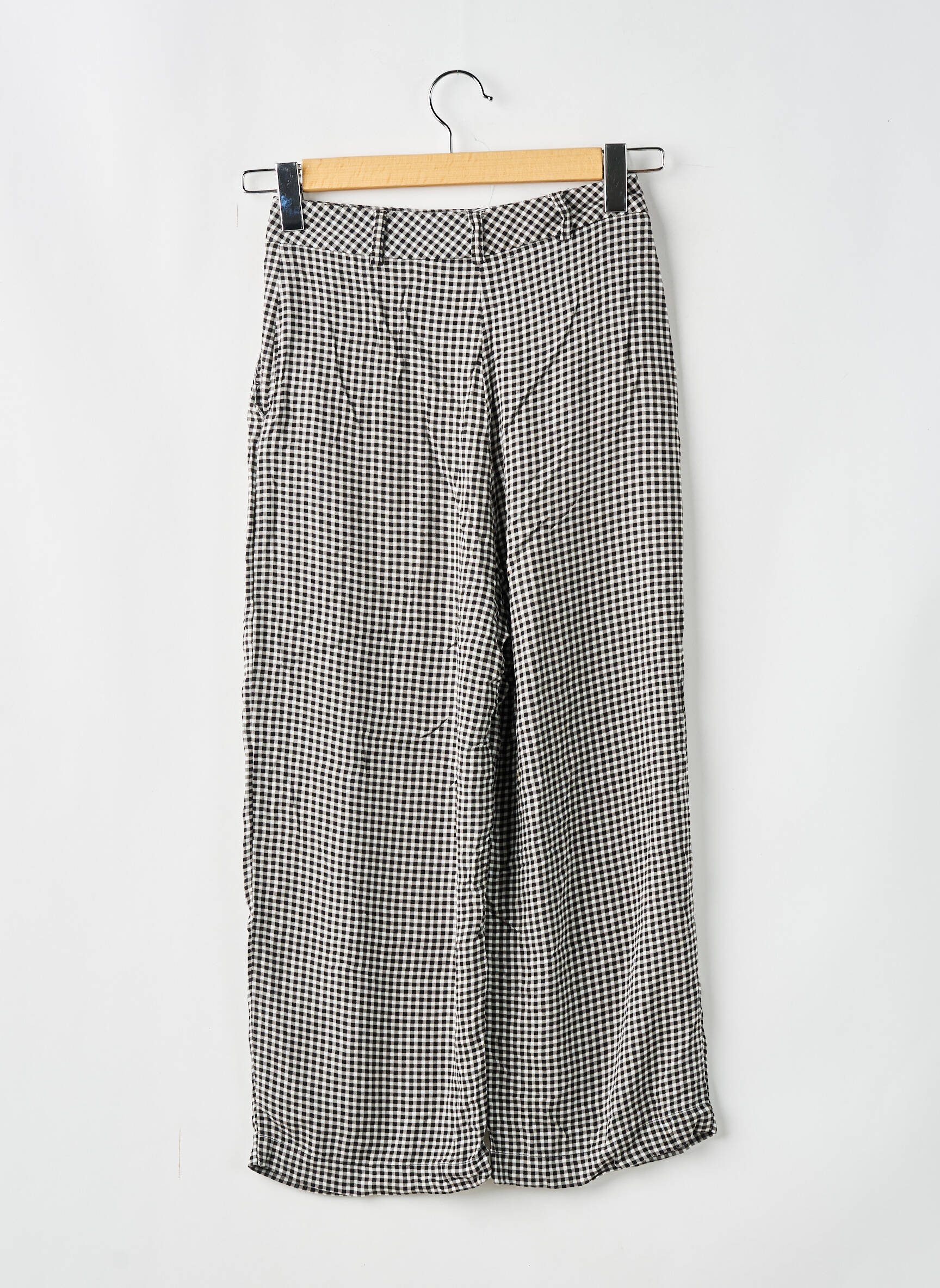 7/8 kelnės aukšta talija aukšta talija juodas PULL & BEAR moteris