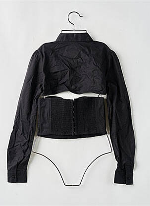 Dvyniai rinkinys priekinė mygtukų uždarymo sistema juodas PEPE JEANS X DUA LIPA moteris