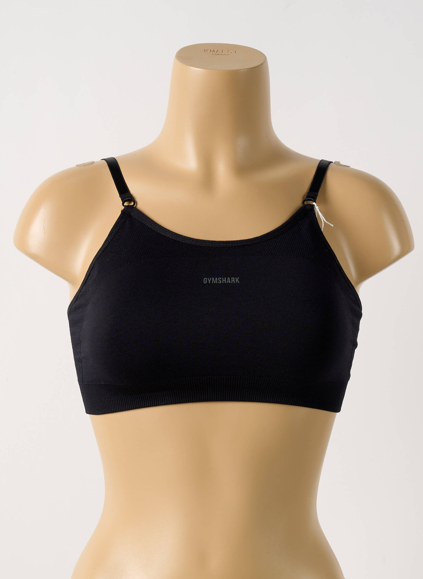 Liemenėlė be rėmo liemenėlės (moteriškos) juodas GYMSHARK moteris