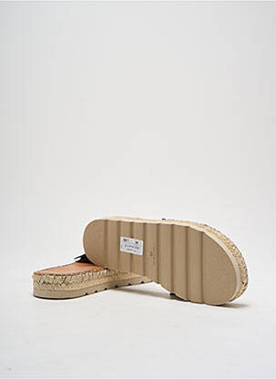 Espadrilės nubuko audinys plokščias kulnas iki 3 cm juodas BOCAGE moteris