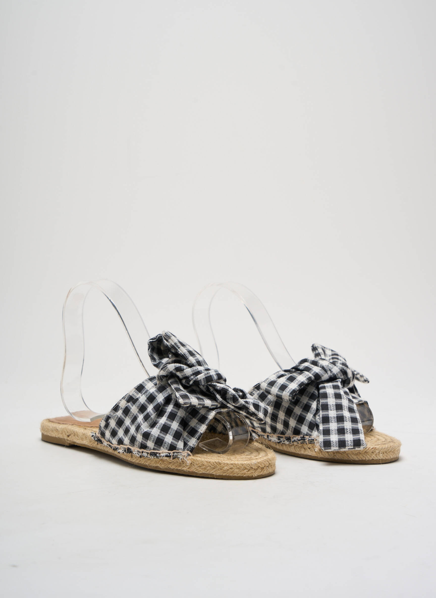 Espadrilės amortizuojančios pado tipas plokščias kulnas iki 3 cm juodas TEXTO moteris