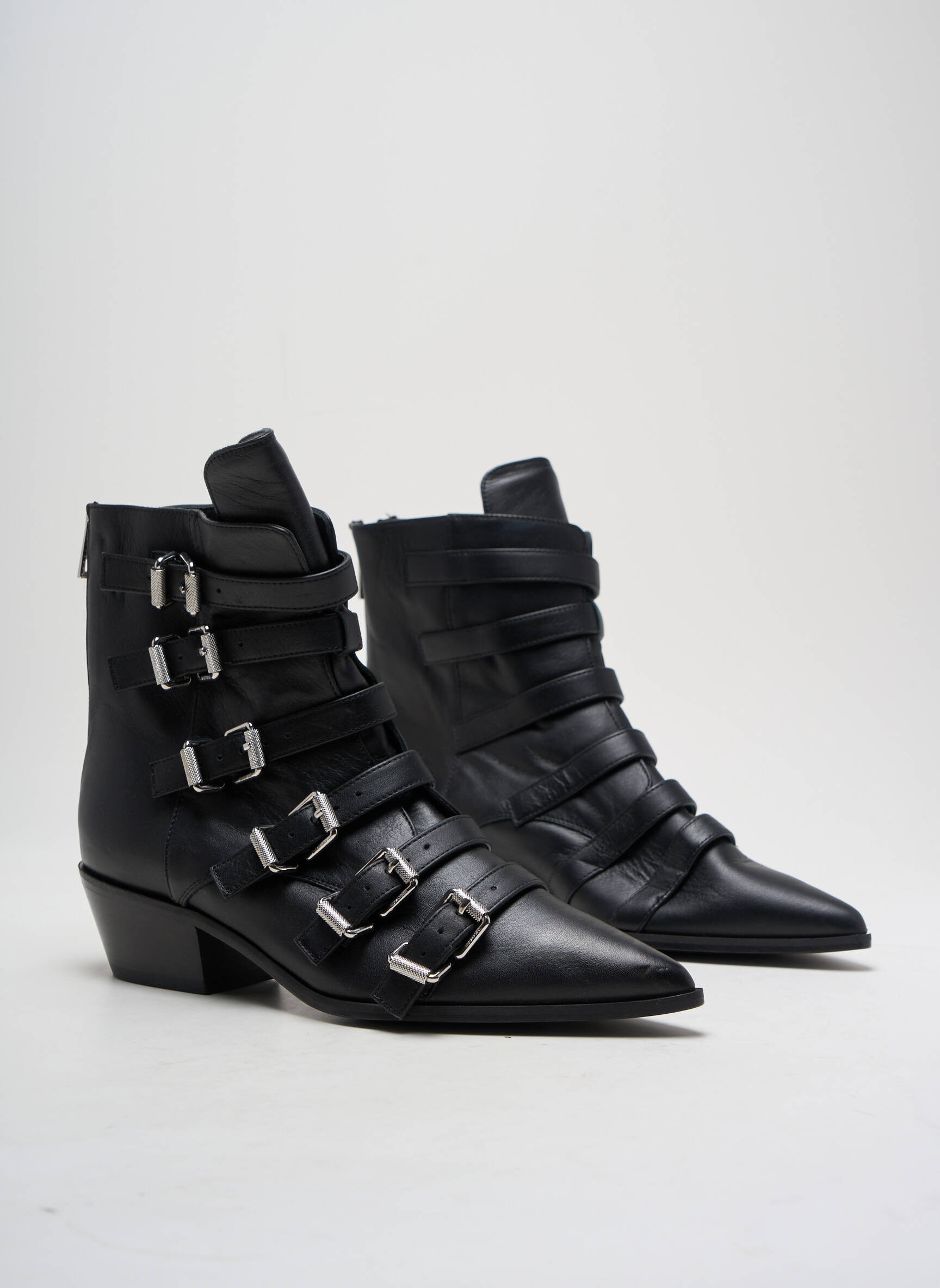 Batai/botai lygus audinys kulnas nuo 4 iki 6 cm juodas ZADIG & VOLTAIRE moteris