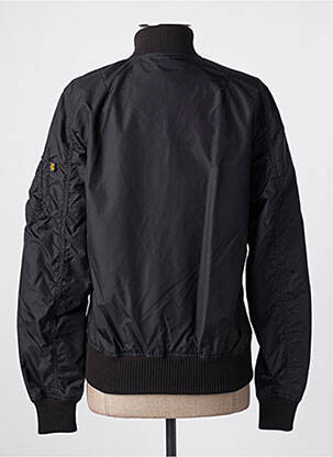 Striukė satino efektas juodas ALPHA INDUSTRIES moteris