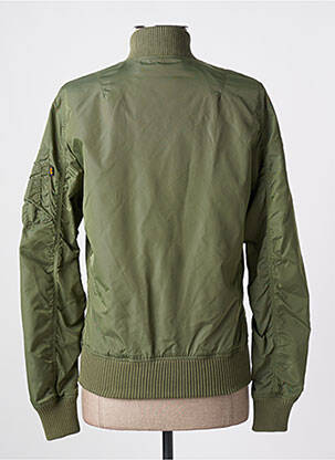 Striukė satino efektas žalias ALPHA INDUSTRIES moteris