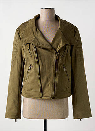 Kasdienis švarkas suedinės audimo technika žalias GUESS moteris