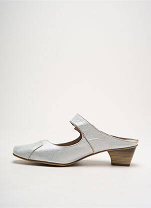 Mule/sabotai lygus audinys kulnas nuo 4 iki 6 cm sidabrinė DORKING moteris