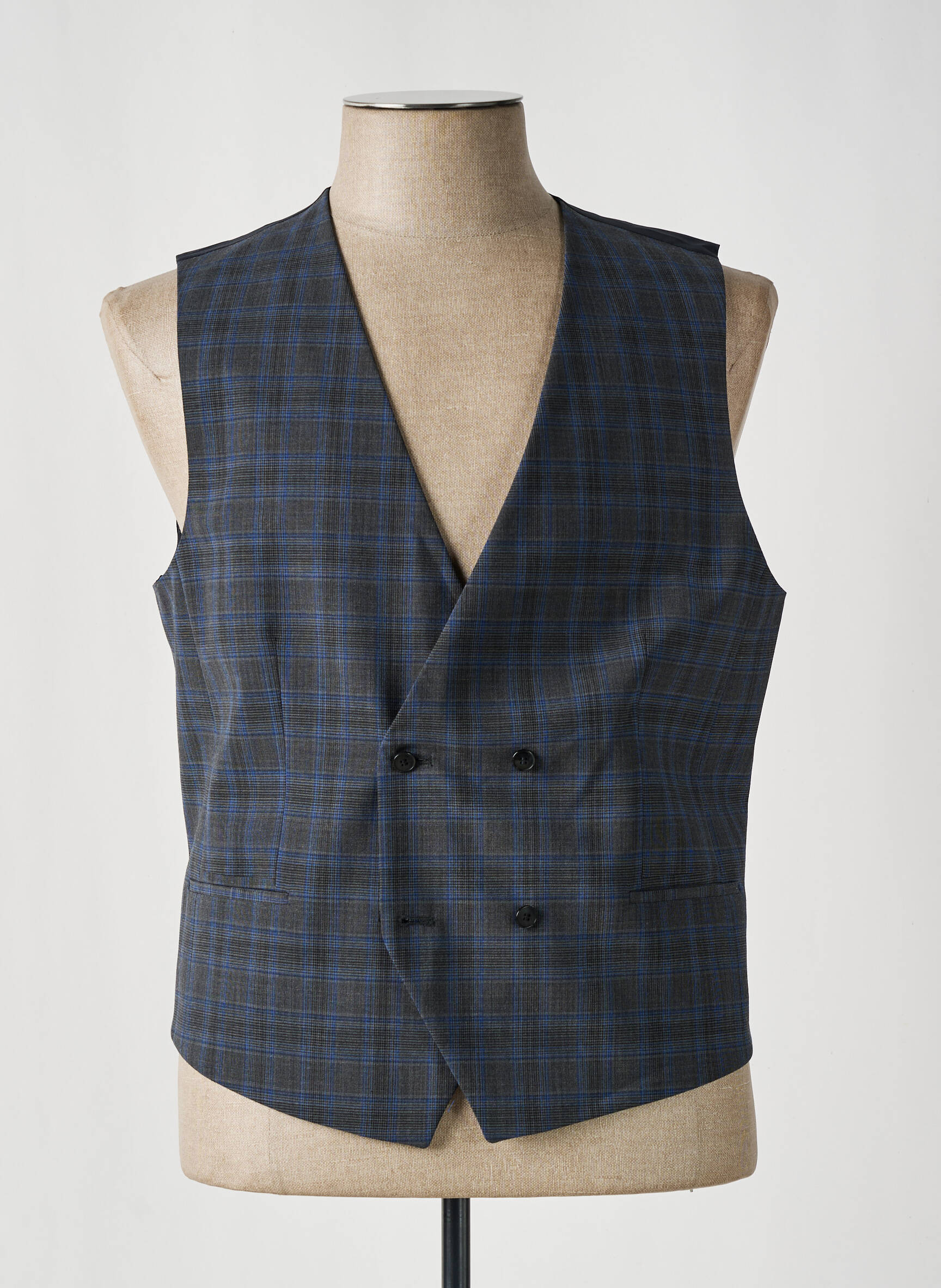 Be rankovių liemenė chinamas audinys pilka HUGO BOSS vyras